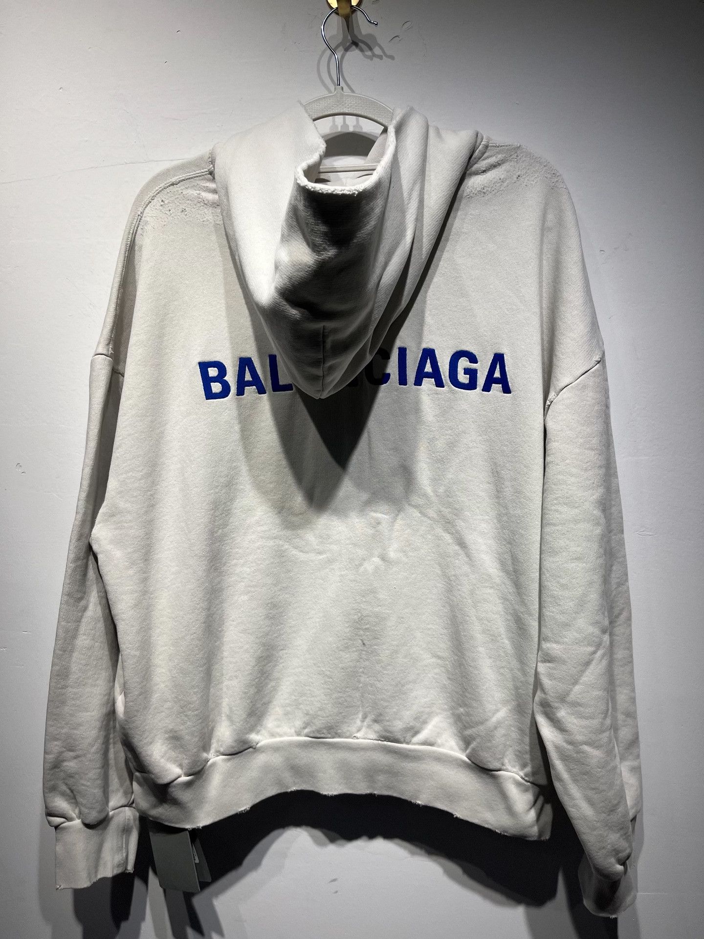 Balenciaga Balenciaga Printed Blue Hoodie M Women Size M / US 6-8 / IT 42-44 - 2 Thumbnail