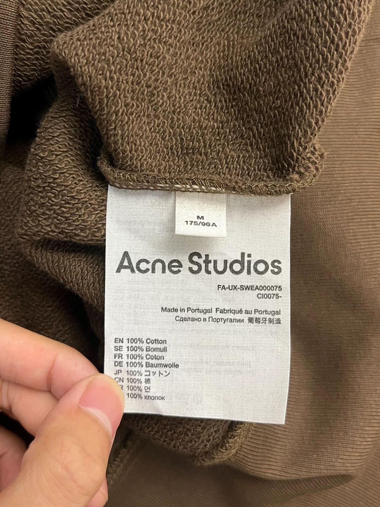 Acne Studios Acne Studios Retro Brown Hoodie M Men Size US M / EU 48-50 / 2 - 3 Thumbnail