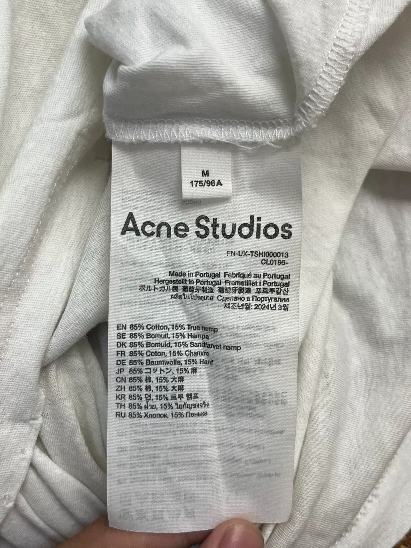 Acne Studios Acne Studios Printed T-Shirt M Men Size US M / EU 48-50 / 2 - 4 Thumbnail