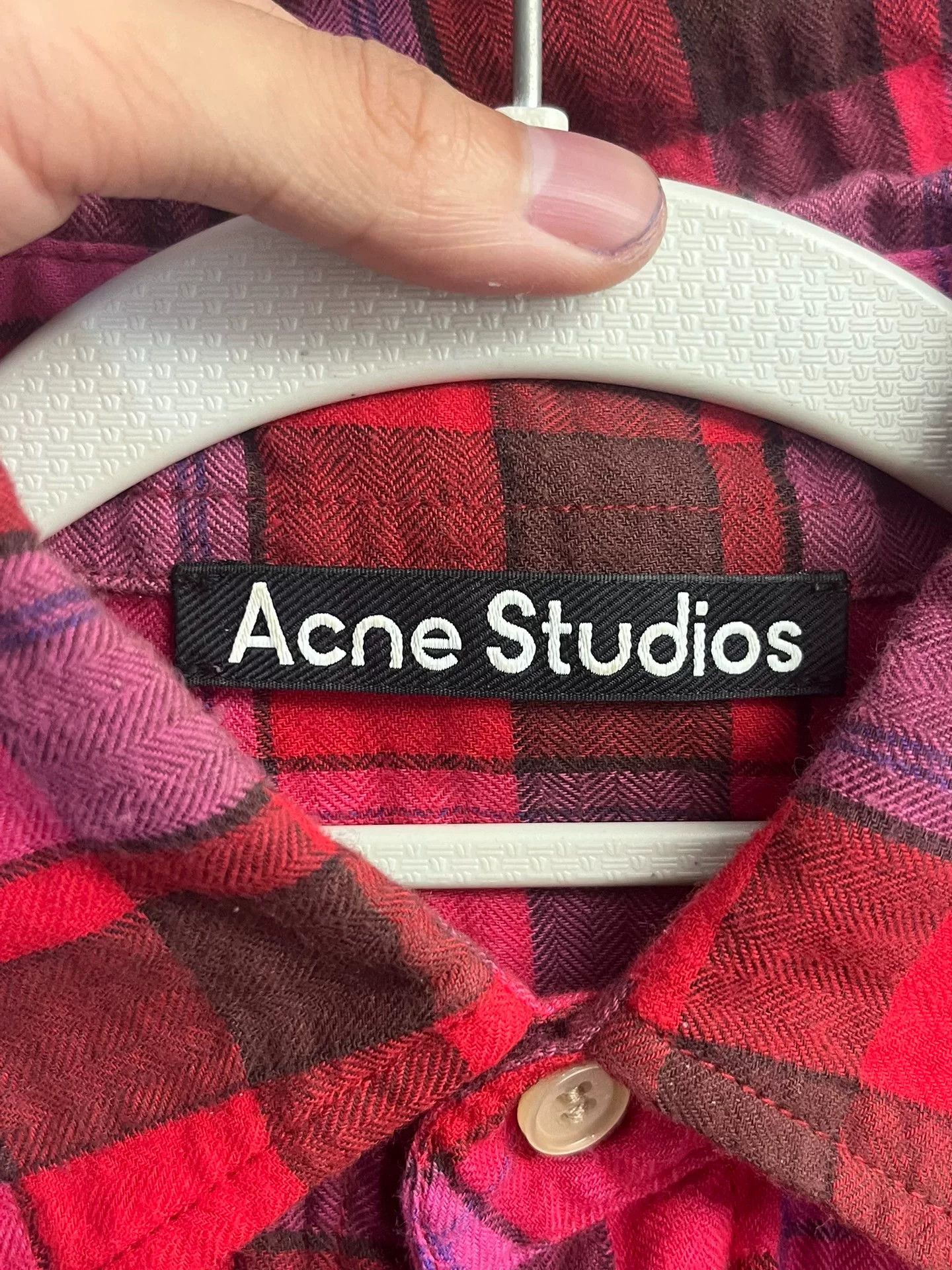 Acne Studios Acne Studios Plaid Multi Shirt XXS Men Size US XXS / EU 40 - 3 Thumbnail
