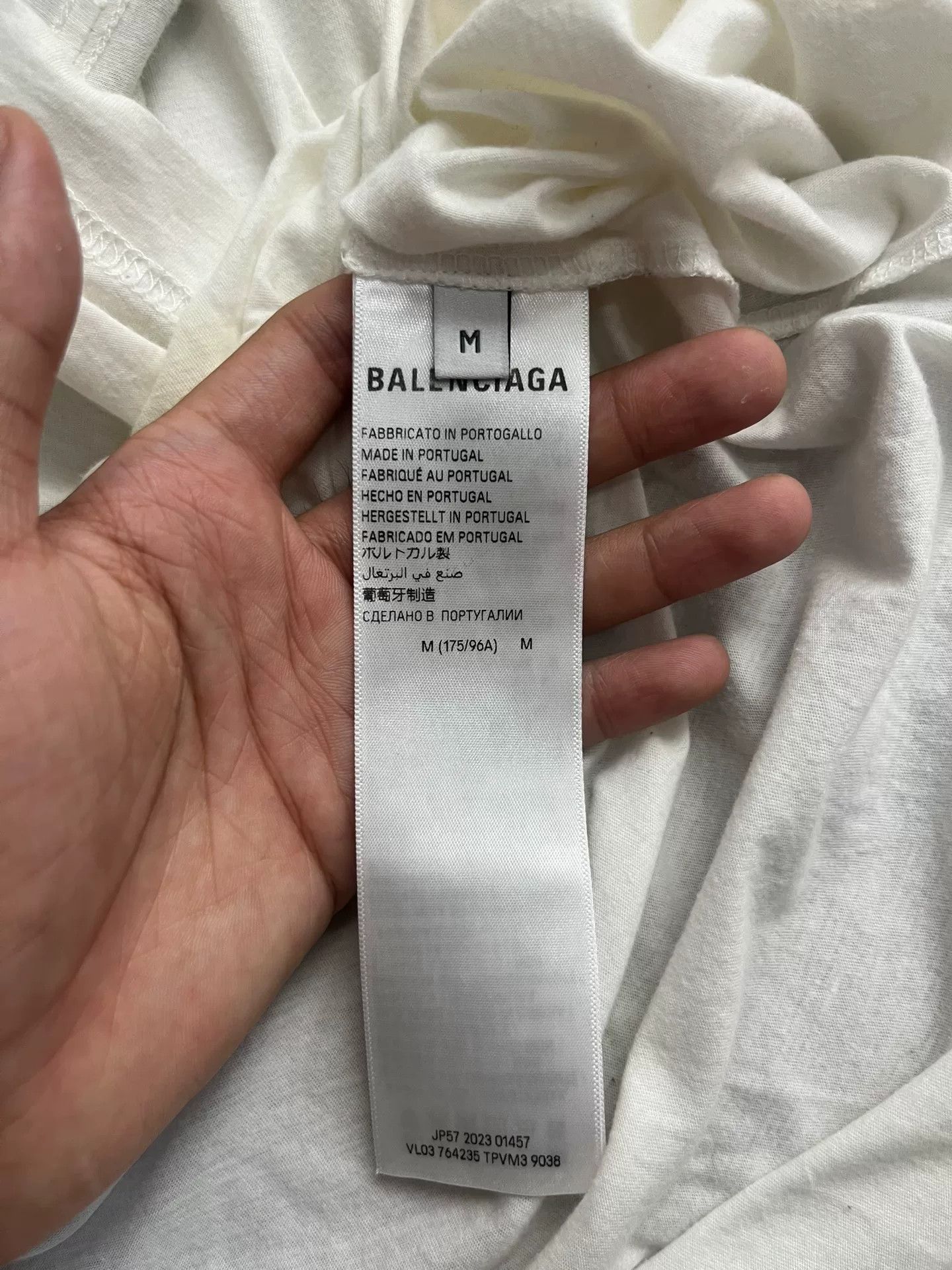 Balenciaga Balenciaga Retro Blue T-Shirt M Men Size US M / EU 48-50 / 2 - 3 Thumbnail
