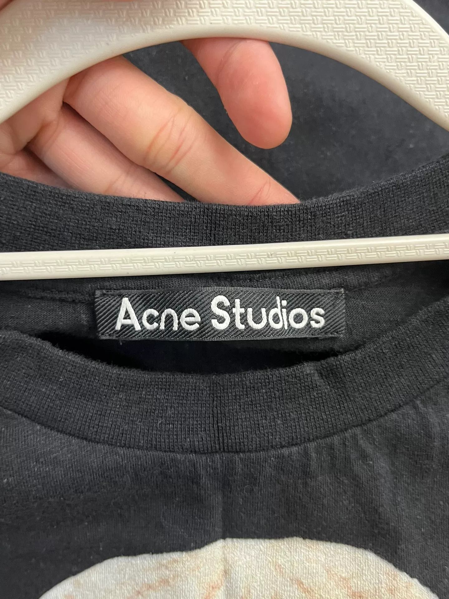 Acne Studios Acne Studios Printed Black T-Shirt M Men Size US M / EU 48-50 / 2 - 3 Thumbnail