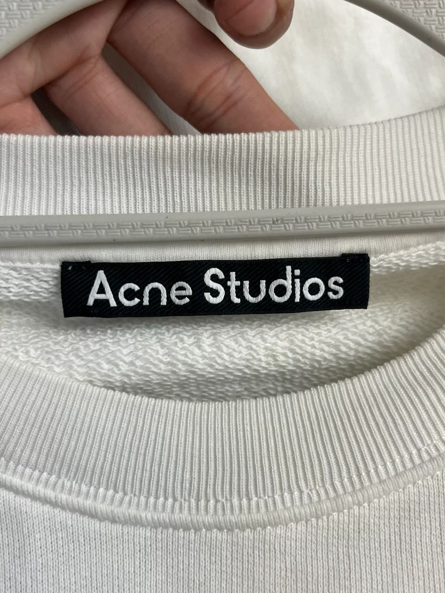Acne Studios Acne Studios Retro White Hoodie XS Men Size US XS / EU 42 / 0 - 3 Thumbnail