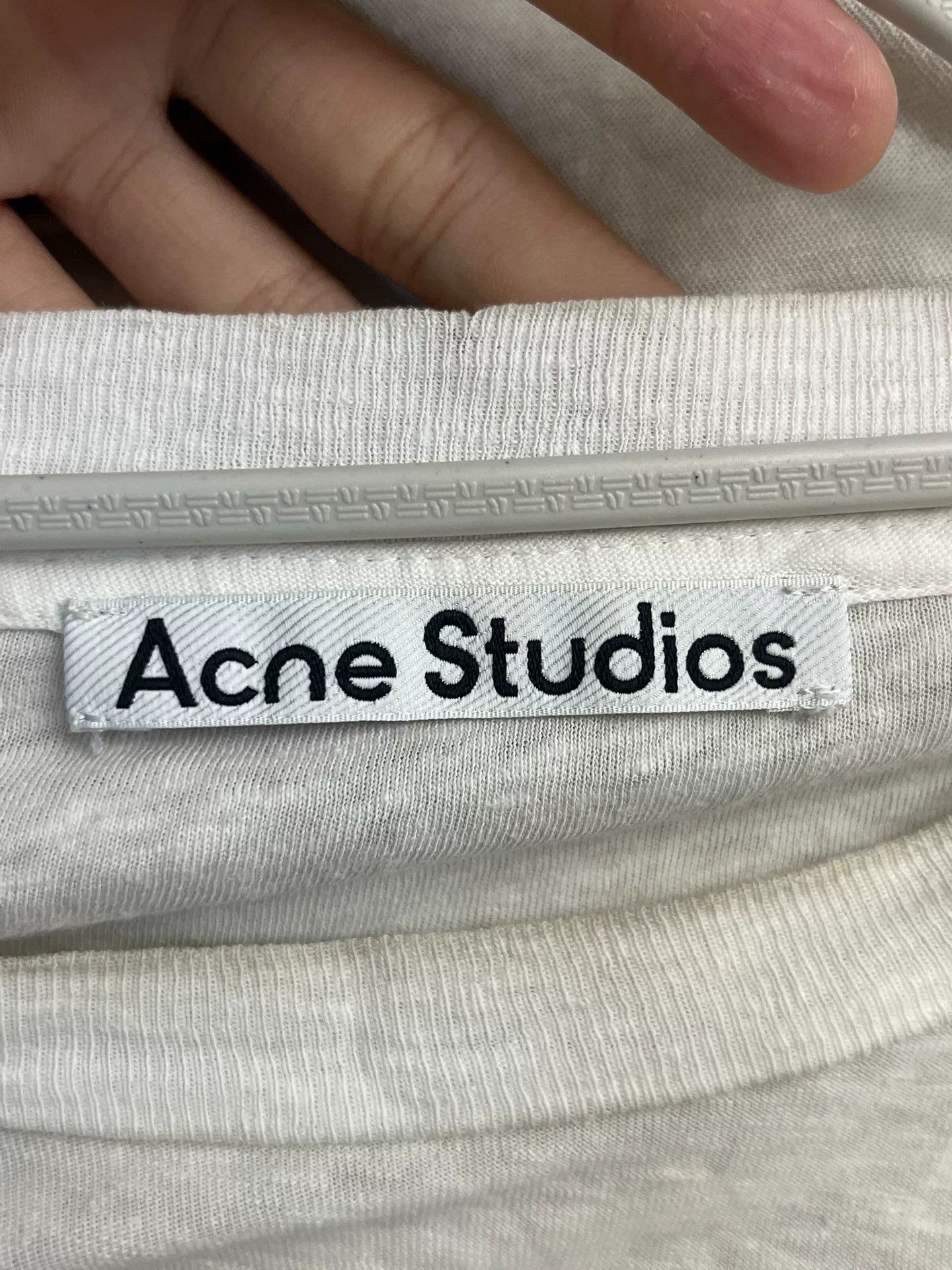 Acne Studios Acne Studios Printed White T-Shirt S Men Size US S / EU 44-46 / 1 - 3 Thumbnail