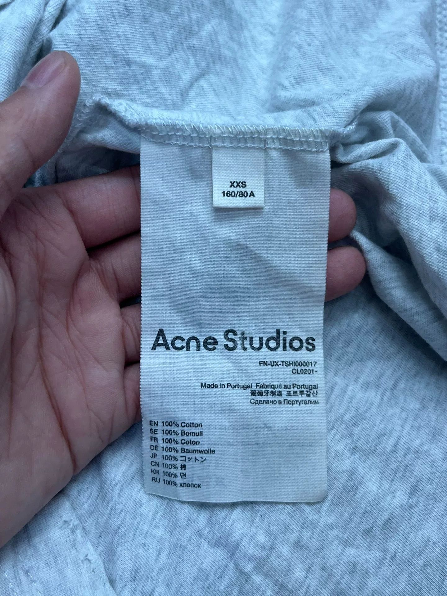 Acne Studios Acne Studios Printed T-Shirt XXS Men Size US XXS / EU 40 - 4 Thumbnail