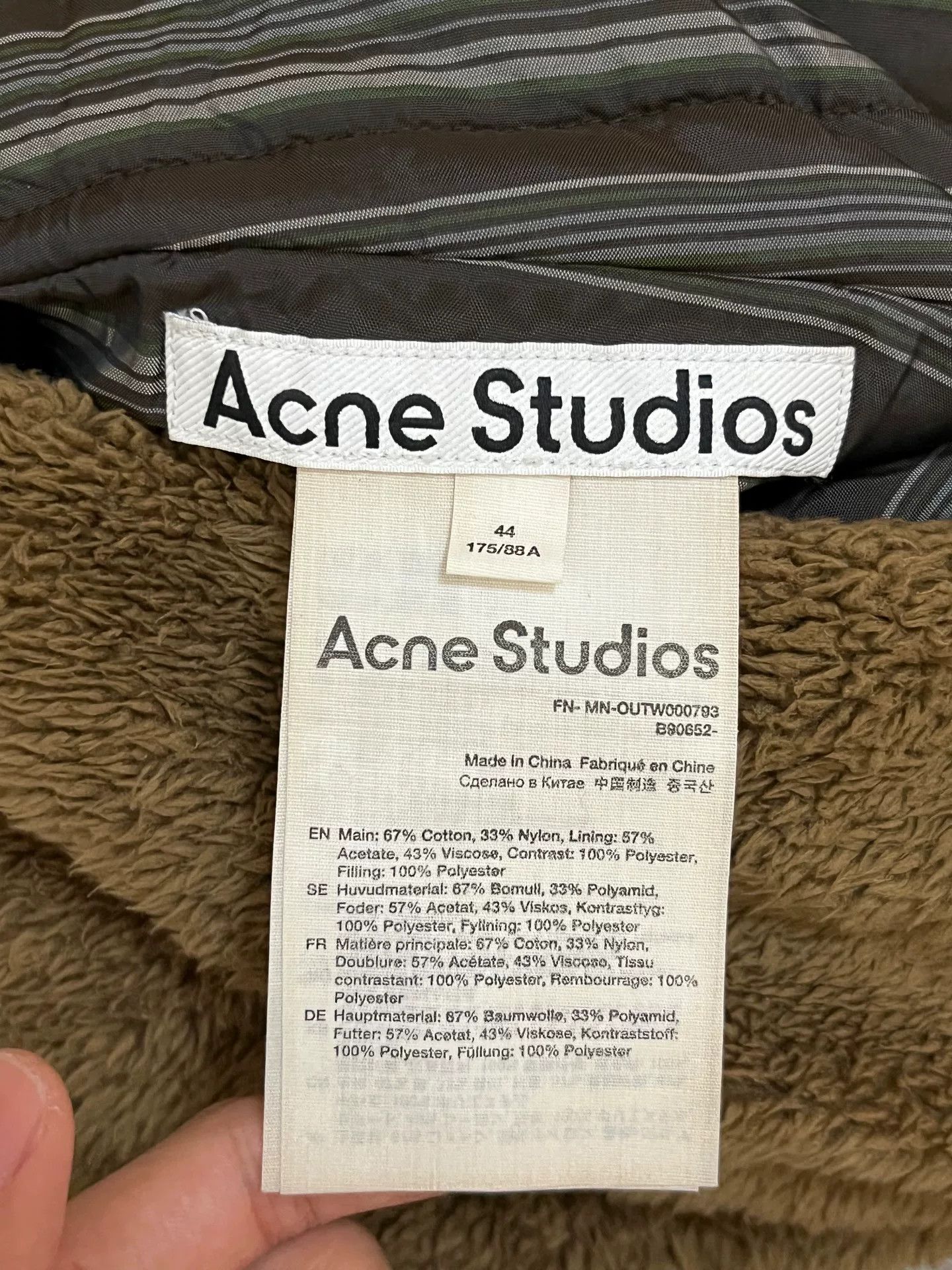 Acne Studios Acne Studios Light Jacket 44 Men Size US L / EU 52-54 / 3 - 5 Thumbnail