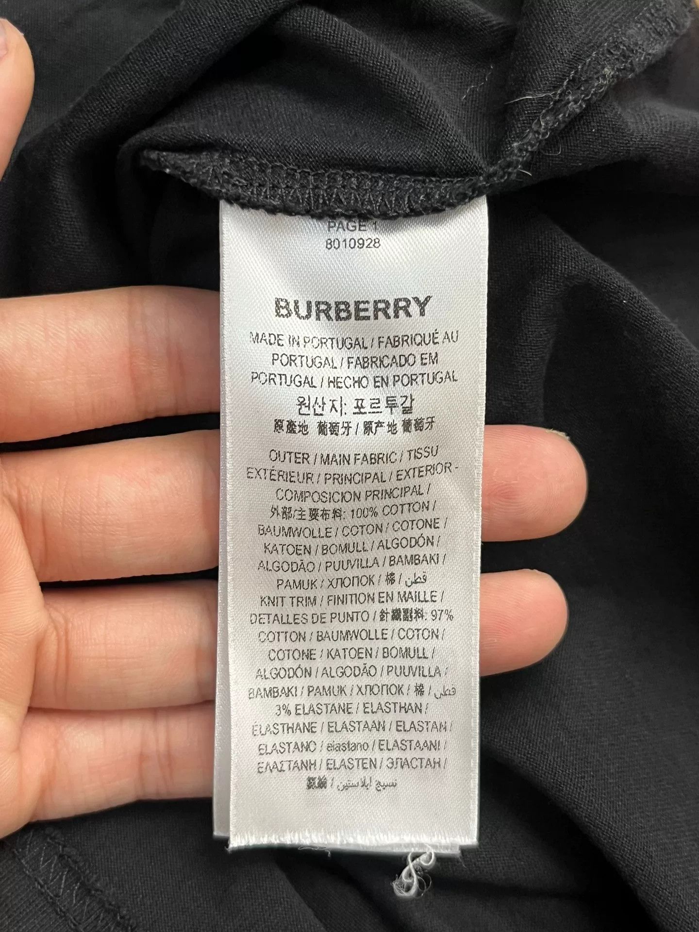 Burberry Burberry Retro Black T-Shirt XS Women Size XS / US 0-2 / IT 36-38 - 4 Thumbnail