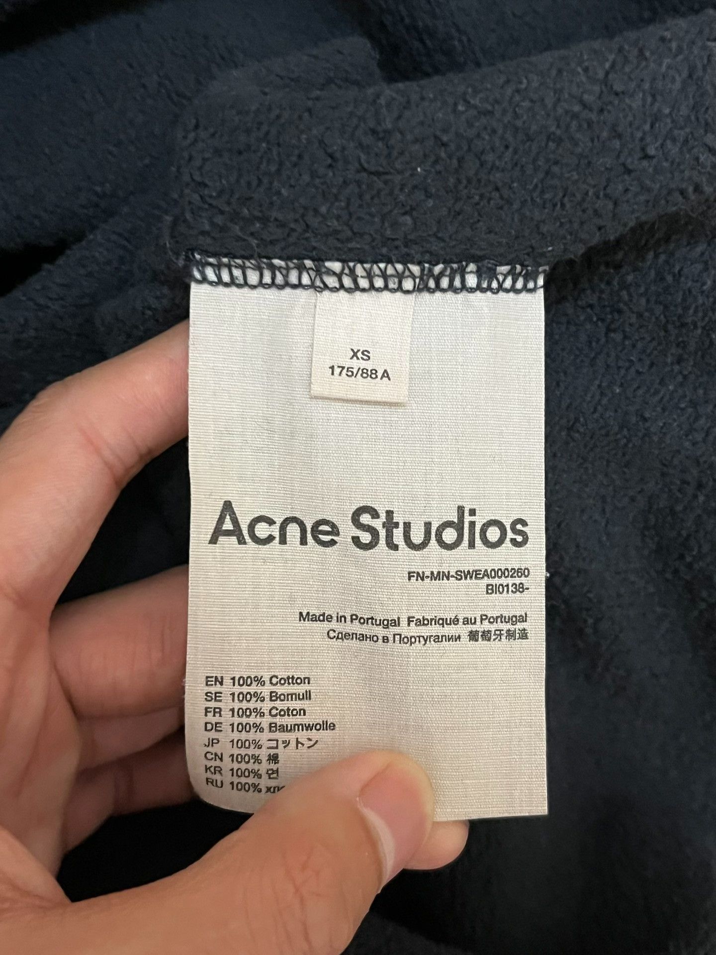 Acne Studios Acne Studios Oversized Hoodie XS Men Size US XS / EU 42 / 0 - 4 Thumbnail