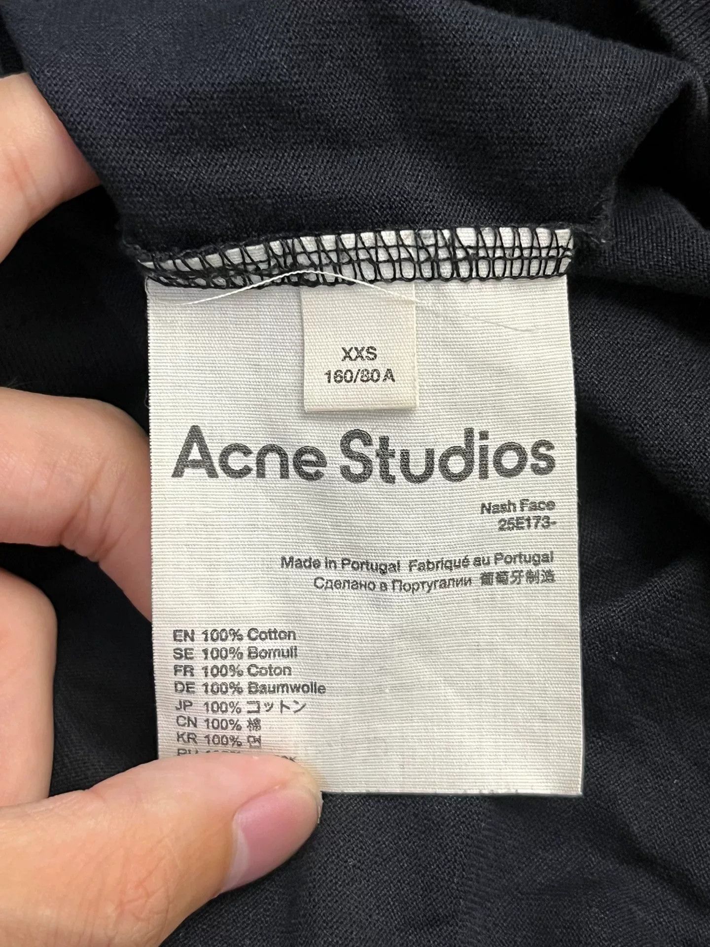 Acne Studios Acne Studios Black T-Shirt XXS Women Size XXS / US 00 / IT 34 - 3 Thumbnail