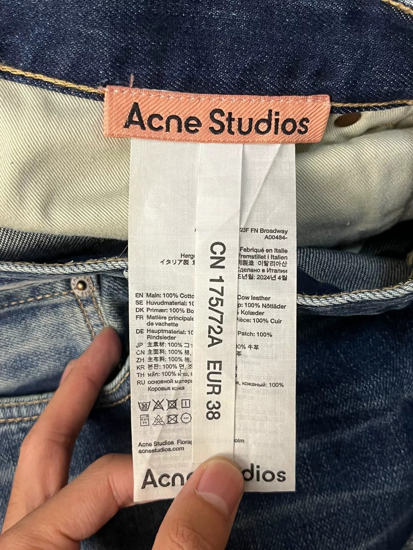 Acne Studios Acne Studios Casual Oversized Blue Jeans 38 Women Size 38" / US 16 / IT 52 - 4 Thumbnail