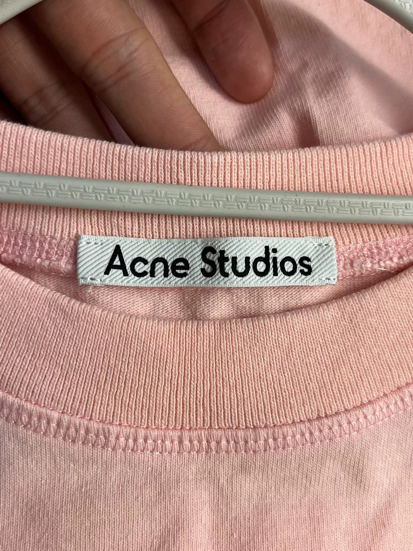 Acne Studios Acne Studios Cotton Graphic Pink T-Shirt XXS Women Size XXS / US 00 / IT 34 - 3 Thumbnail