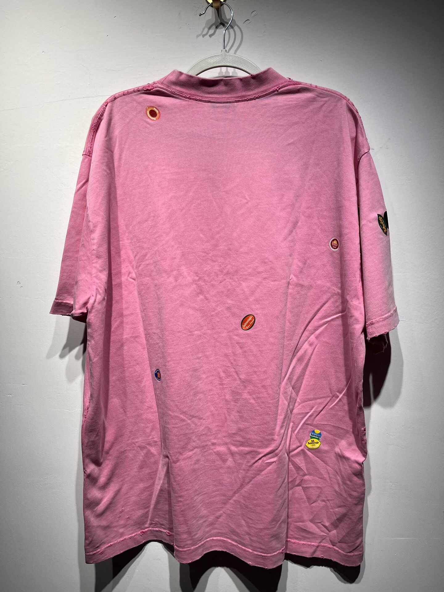 Balenciaga Balenciaga Printed Pink T-Shirt S Women Size S / US 4 / IT 40 - 2 Thumbnail