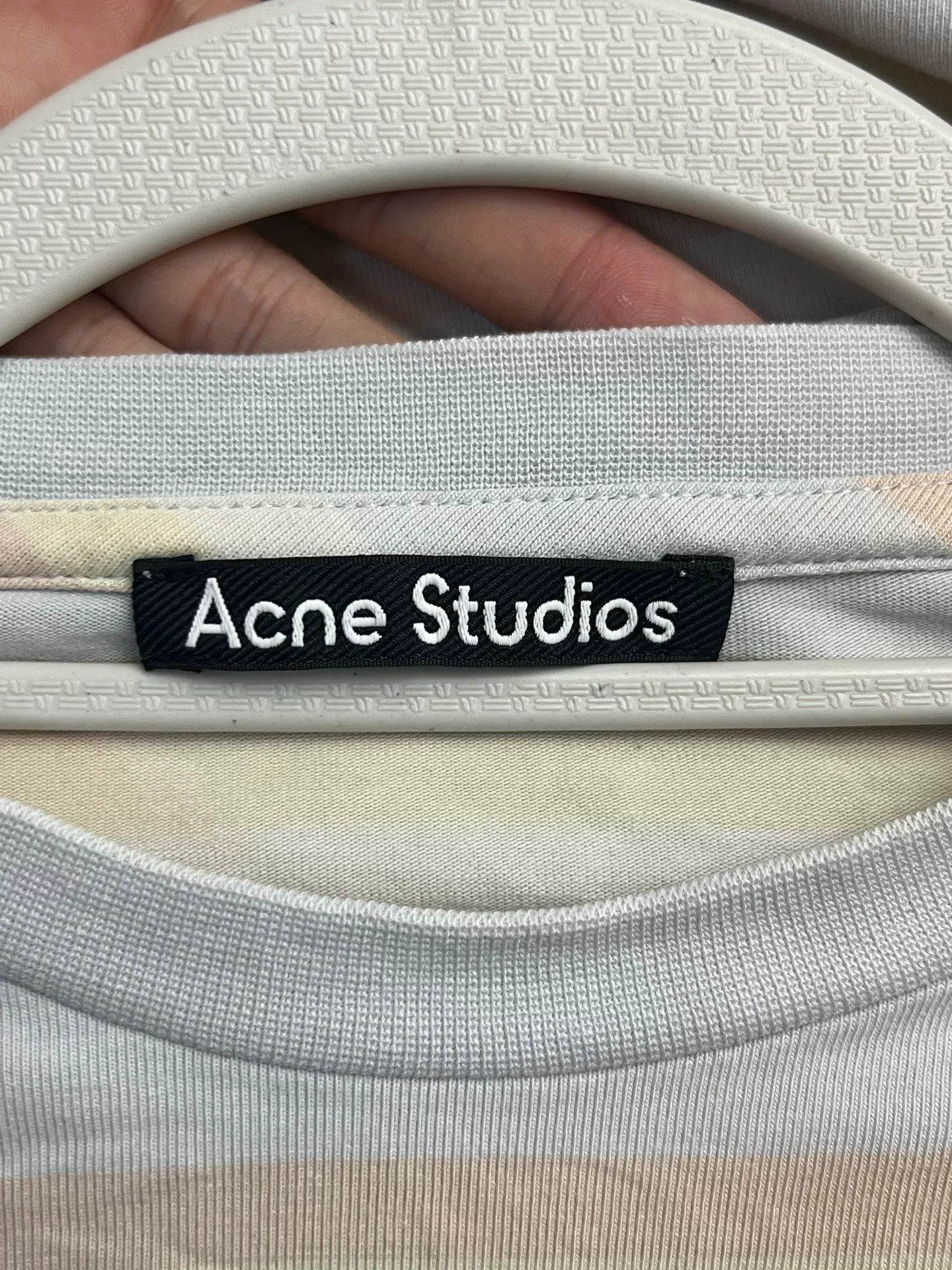 Acne Studios Acne Studios Striped Rainbow Multi T-Shirt XXS Women Size XXS / US 00 / IT 34 - 3 Thumbnail