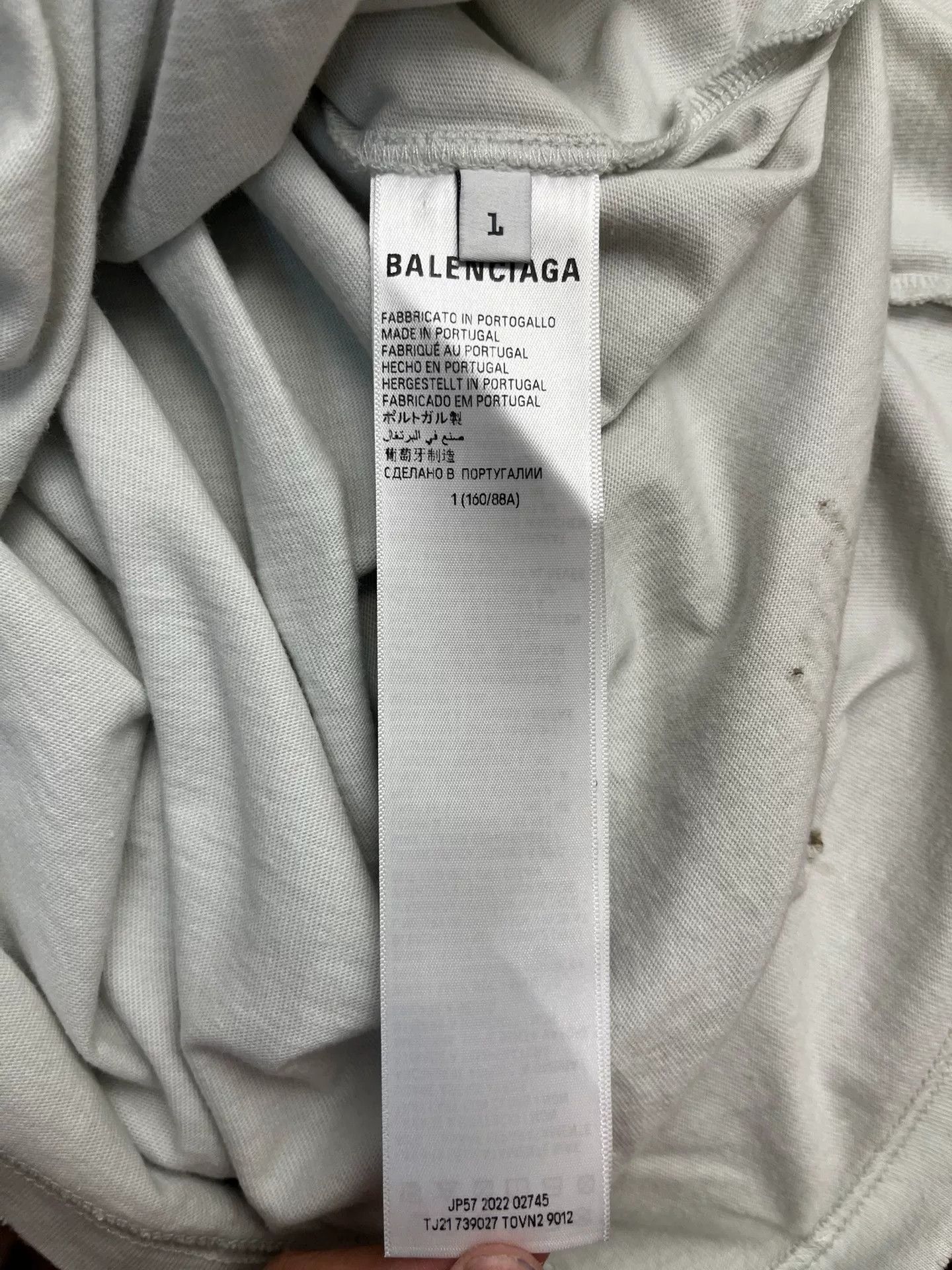 Balenciaga Balenciaga Distressed T-Shirt 1 Men Size US XS / EU 42 / 0 - 4 Thumbnail