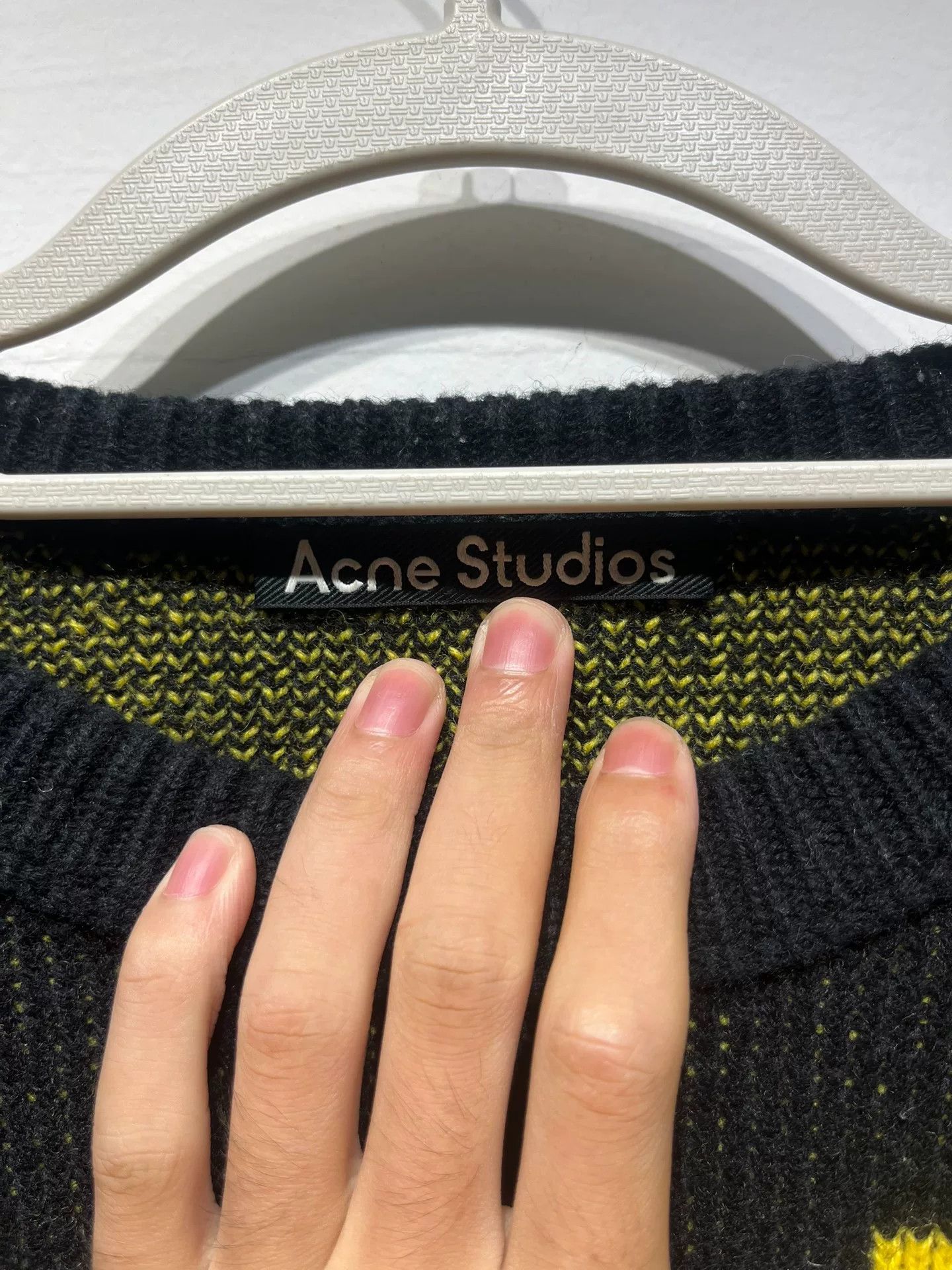 Acne Studios Acne Studios Knit Wool Black Sweater M Women Size M / US 6-8 / IT 42-44 - 2 Thumbnail