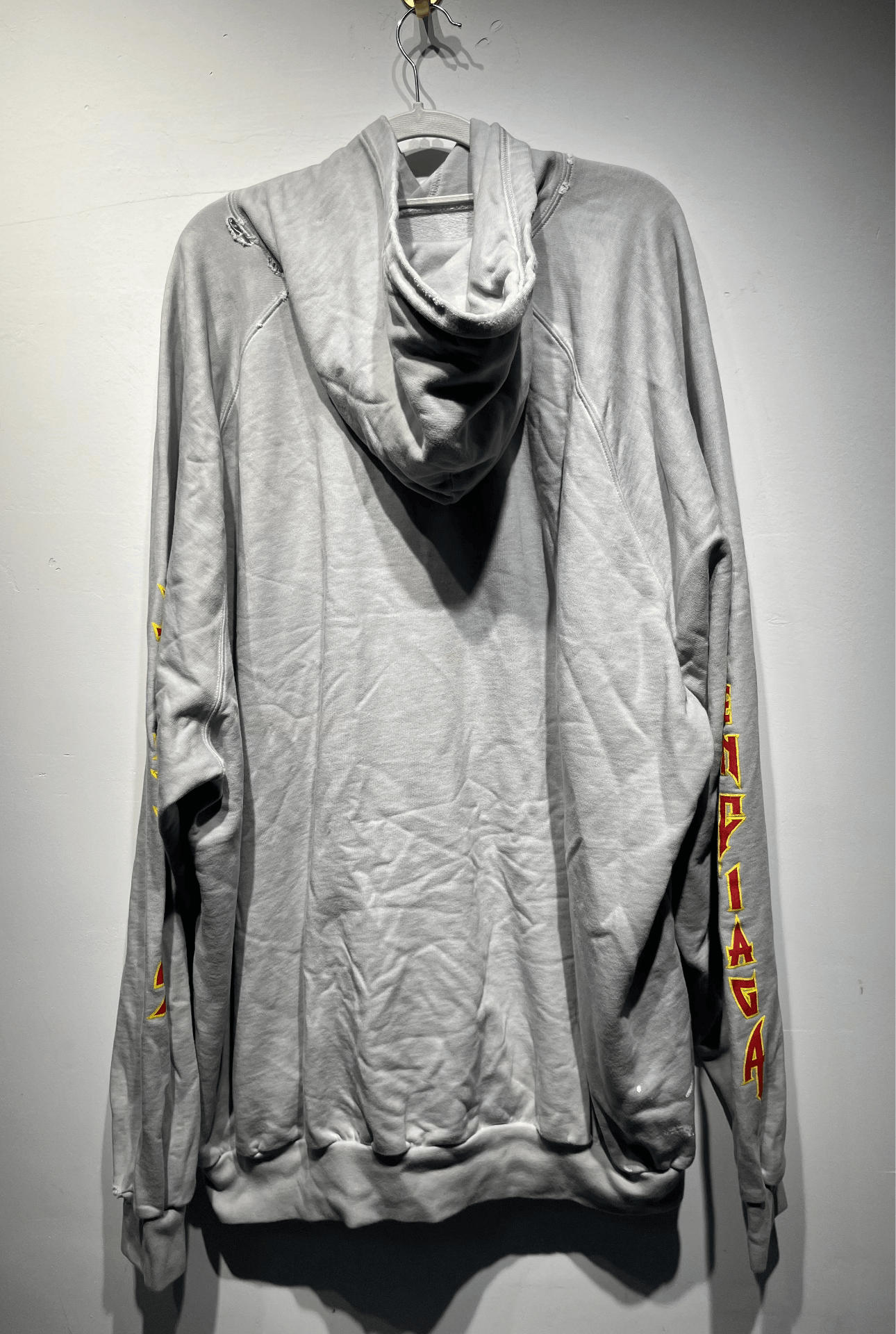 Balenciaga Balenciaga Retro Printed Gray Hoodie 4 Men Size US XS / EU 42 / 0 - 2 Thumbnail