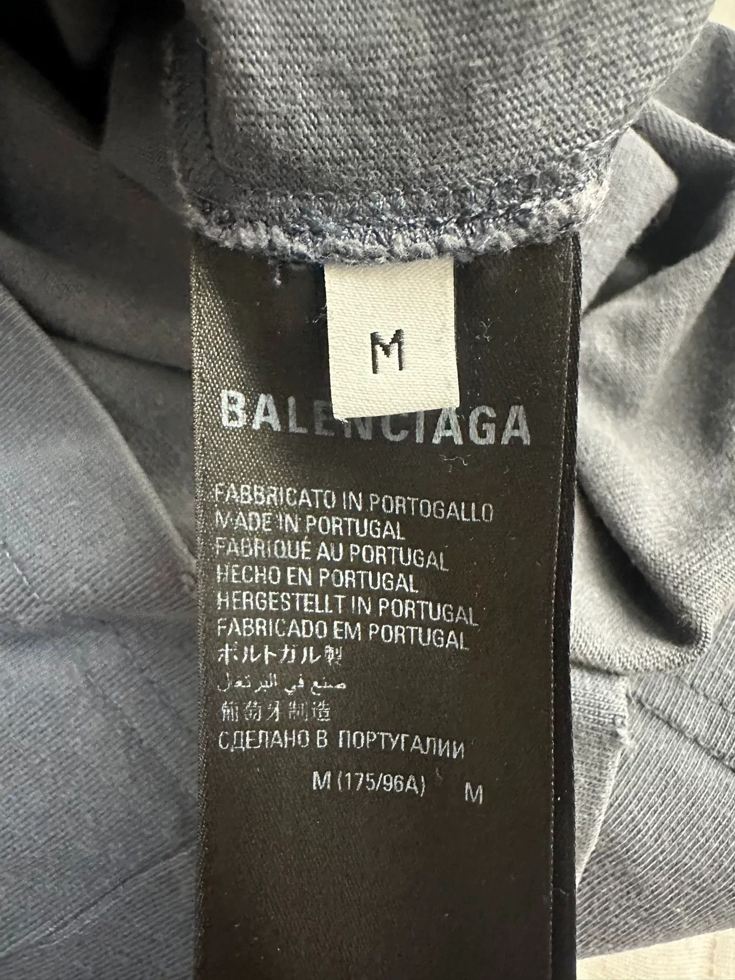 Balenciaga Balenciaga Black T-Shirt M Men Size US M / EU 48-50 / 2 - 3 Thumbnail