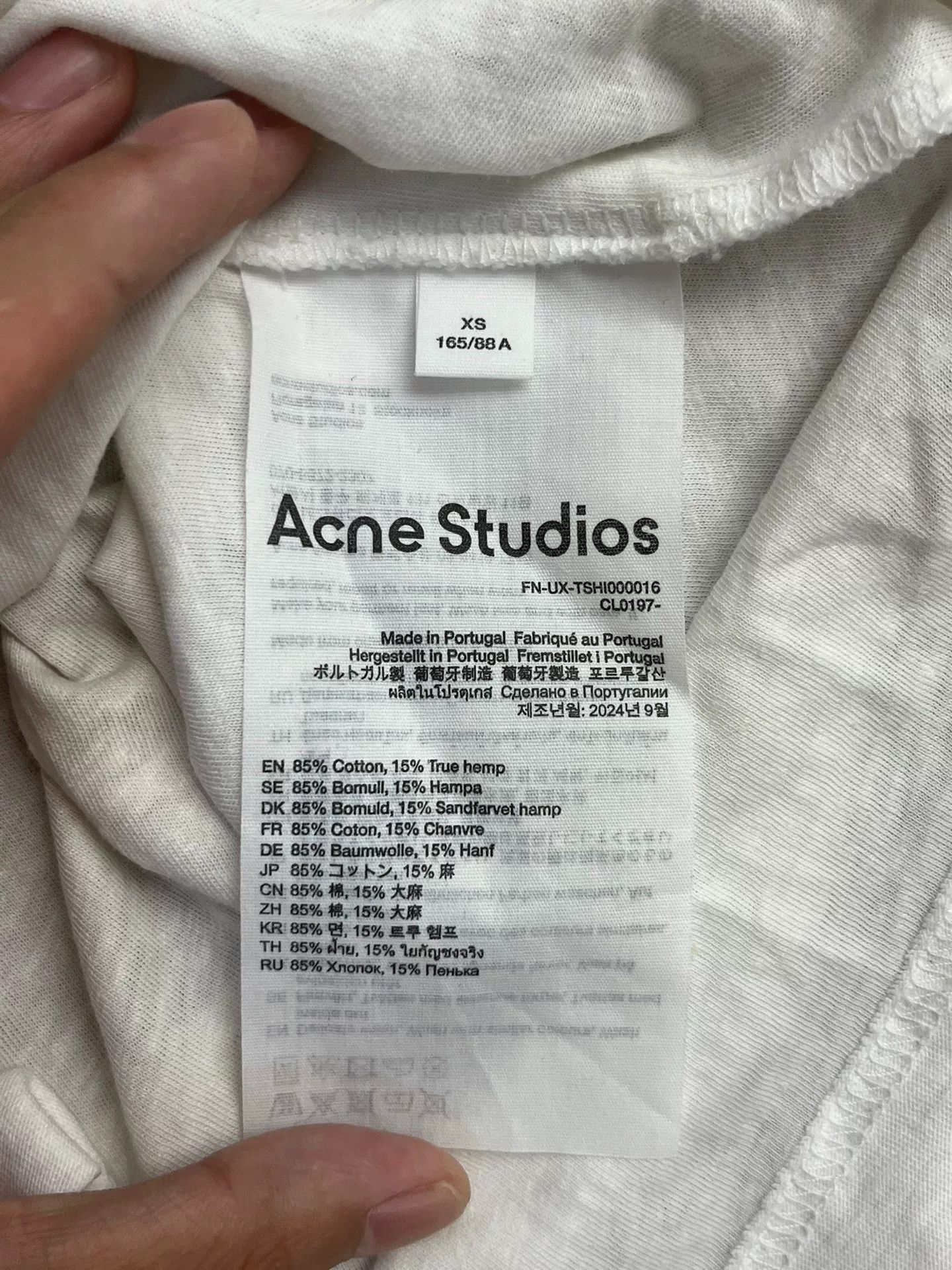 Acne Studios Acne Studios Printed T-Shirt XS Men Size US XS / EU 42 / 0 - 4 Thumbnail