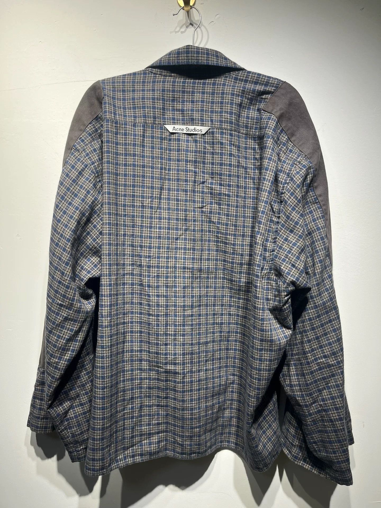 Acne Studios Acne Studios Patchwork Plaid Blue Shirt 44 Men Size US L / EU 52-54 / 3 - 2 Thumbnail