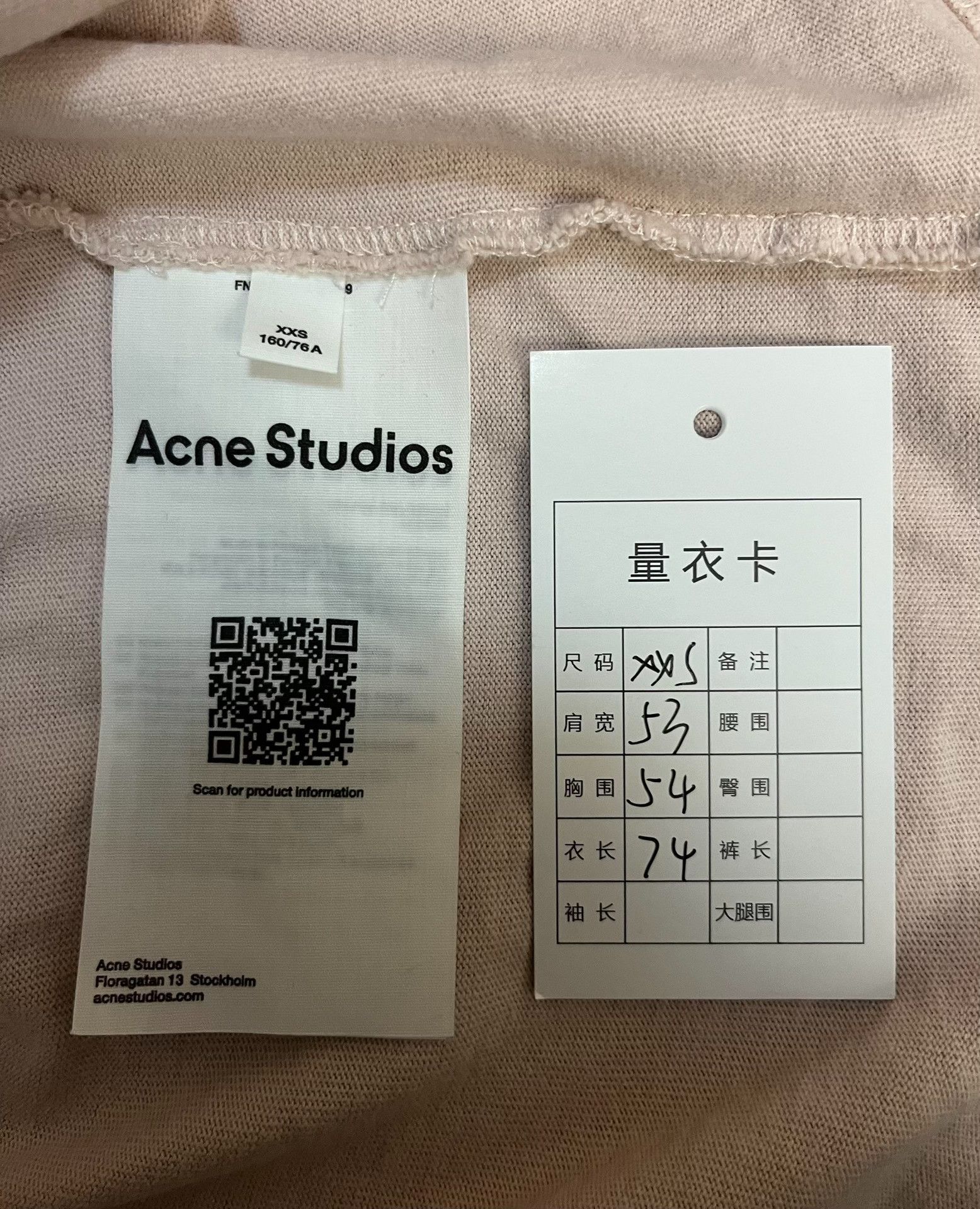 Acne Studios Acne Studios Oversized Pink T-Shirt XXS Women Size XXS / US 00 / IT 34 - 4 Thumbnail