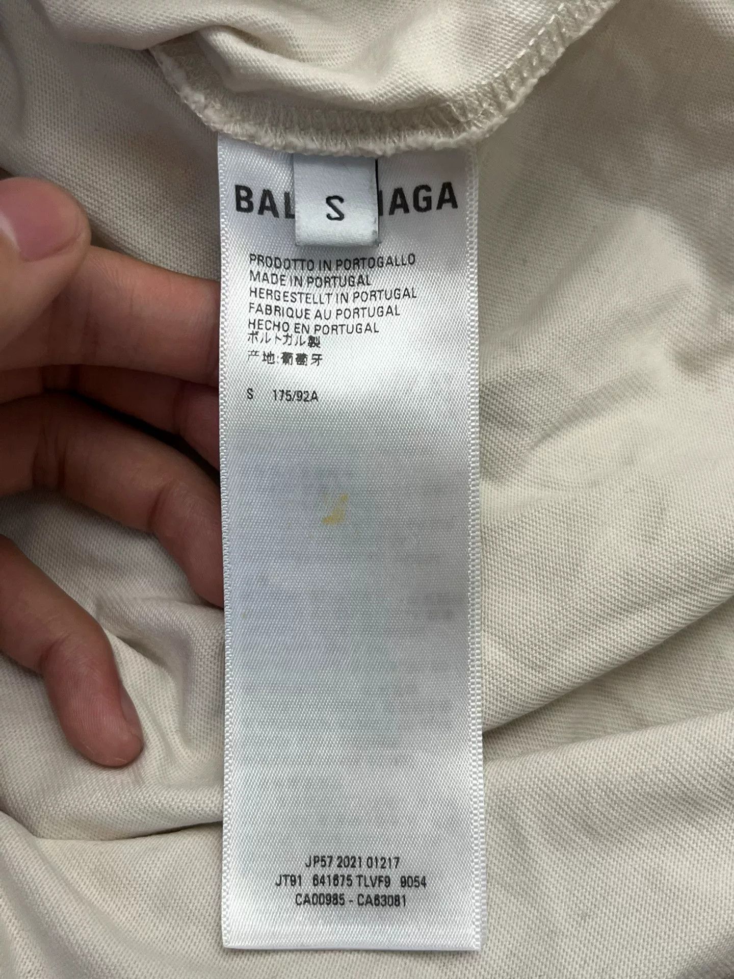 Balenciaga Balenciaga Retro T-Shirt S Men Size US S / EU 44-46 / 1 - 3 Thumbnail