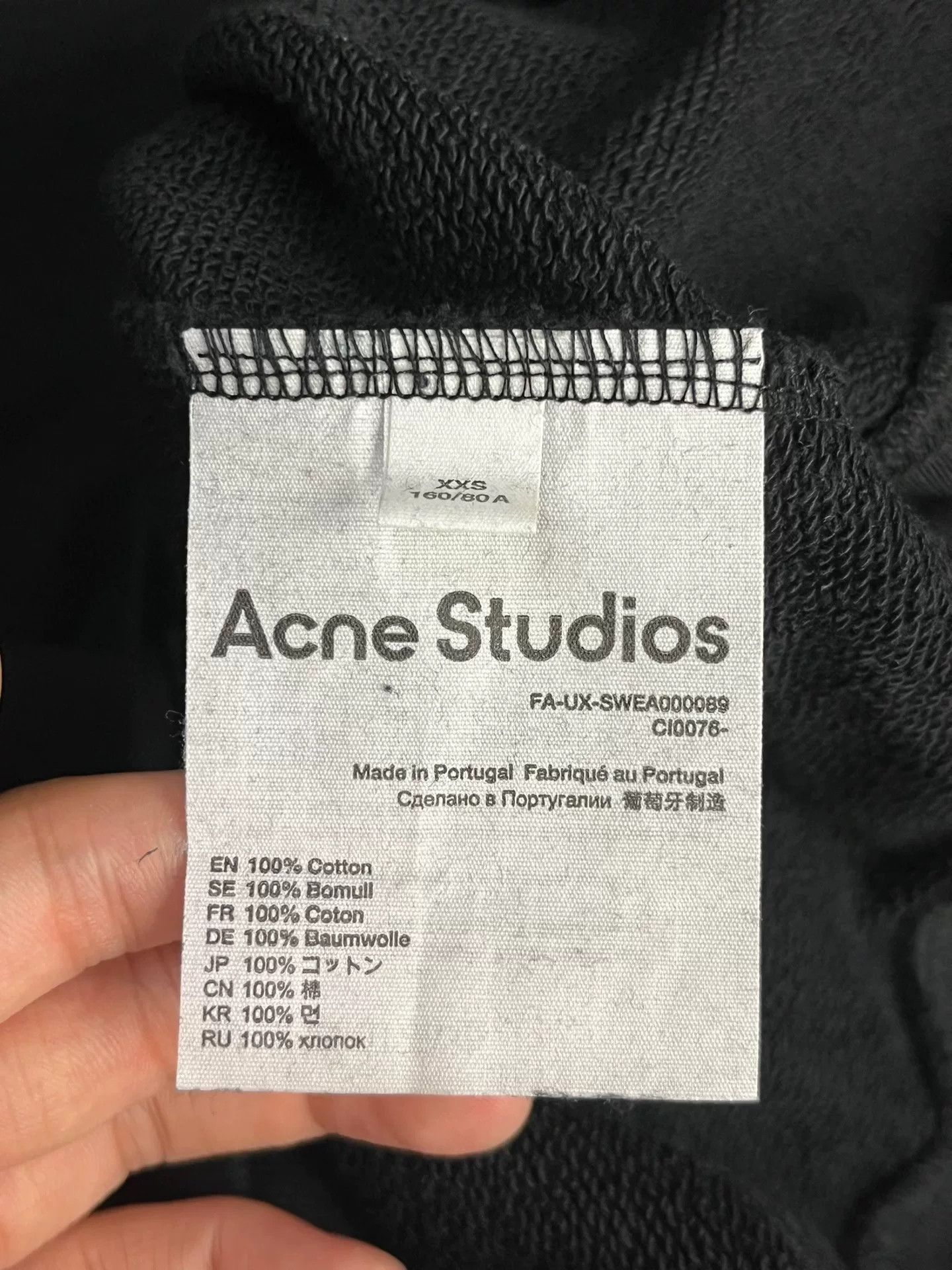 Acne Studios Acne Studios Black Sweater XXS Women Size XXS / US 00 / IT 34 - 3 Thumbnail