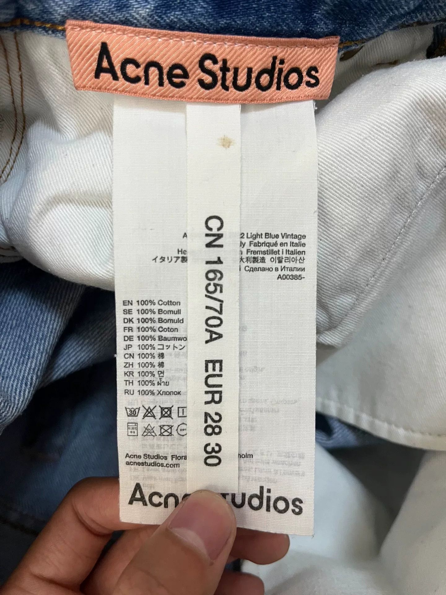 Acne Studios Acne Studios Denim Oversized Blue Jeans 28 Women Size 28" / US 6 / IT 42 - 2 Thumbnail