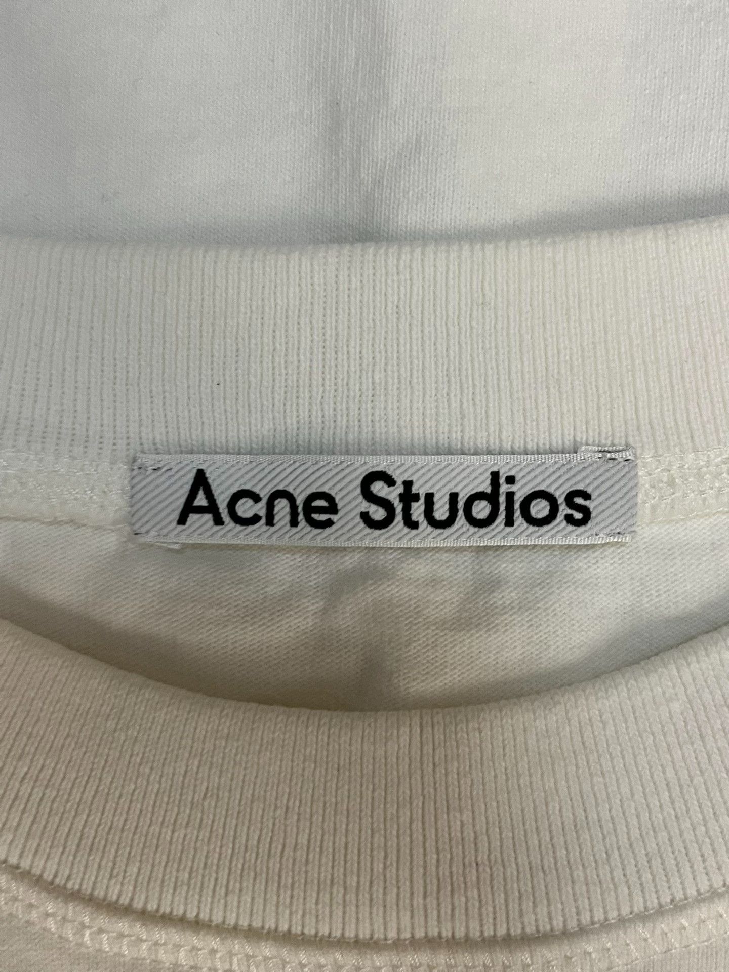 Acne Studios Acne Studios Retro Graphic White T-Shirt S Women Size S / US 4 / IT 40 - 3 Thumbnail