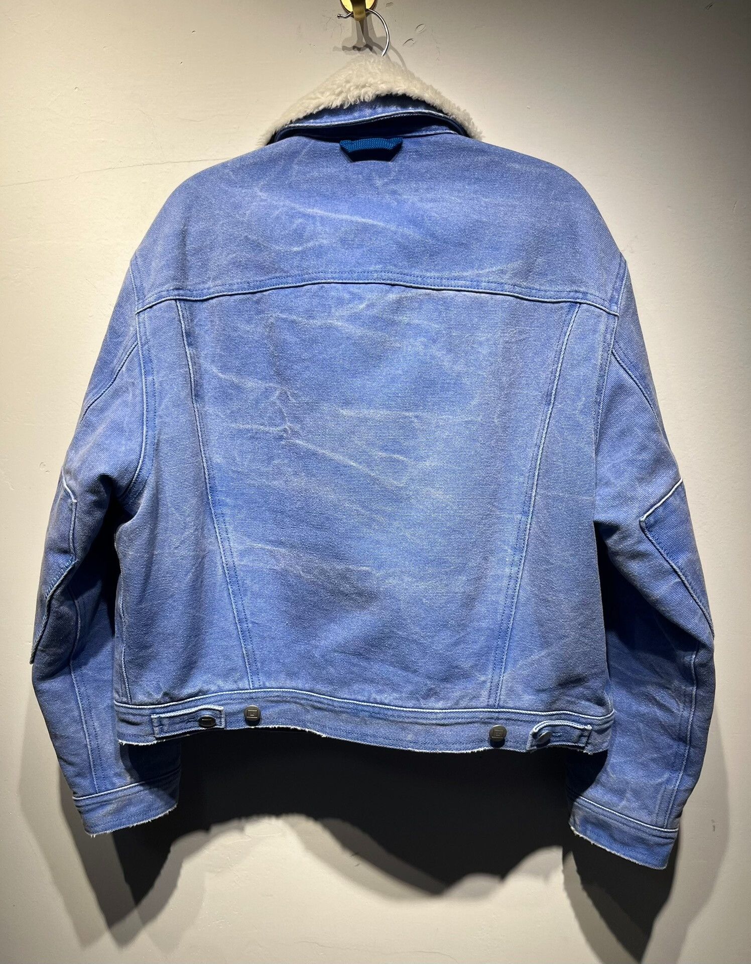 Acne Studios Acne Studios Quilted Oversized Blue Light Jacket XS Men Size US XS / EU 42 / 0 - 2 Thumbnail