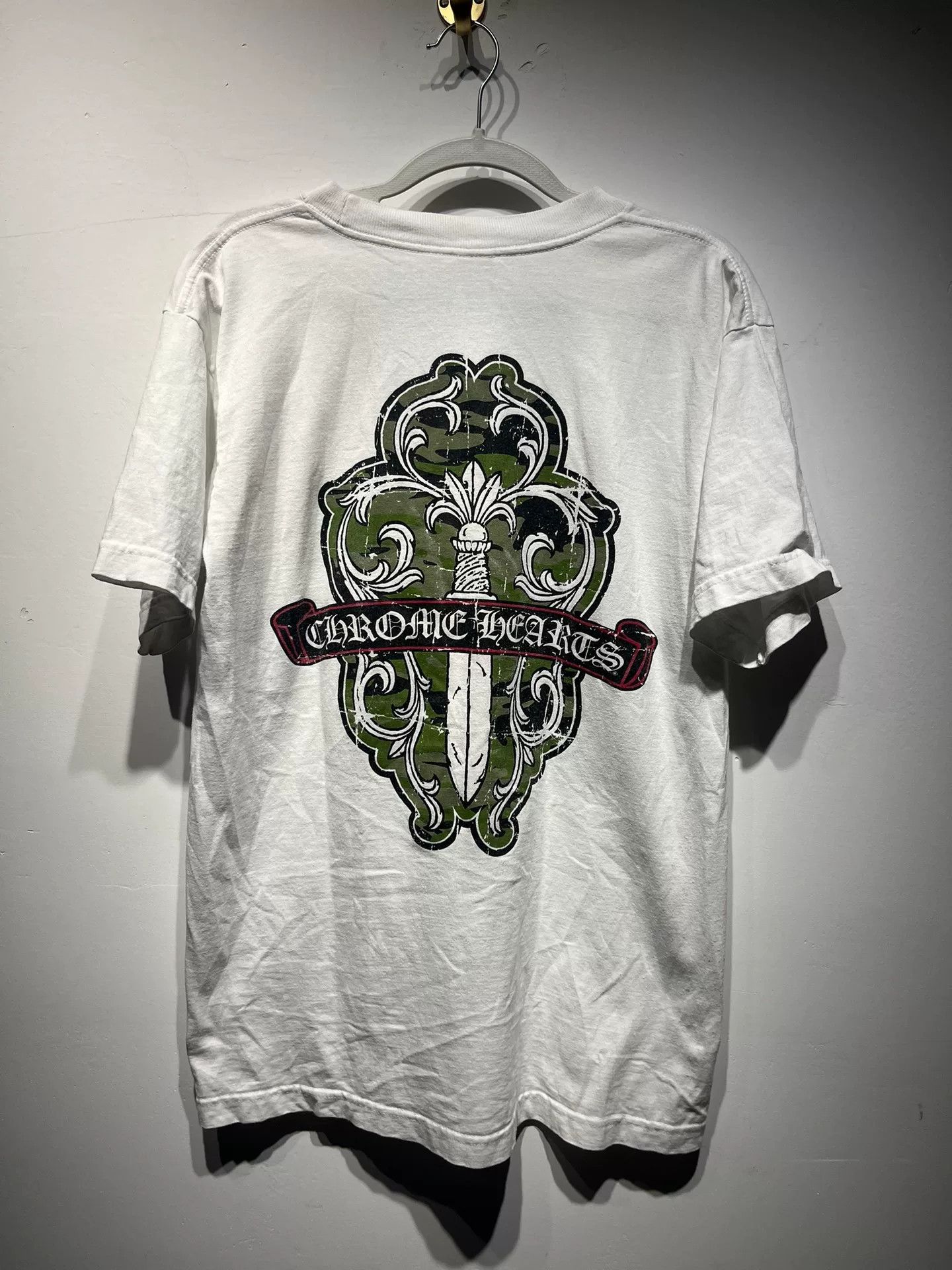 Chrome Hearts Chrome Hearts Camo White T-Shirt M Men Size US M / EU 48-50 / 2 - 2 Thumbnail