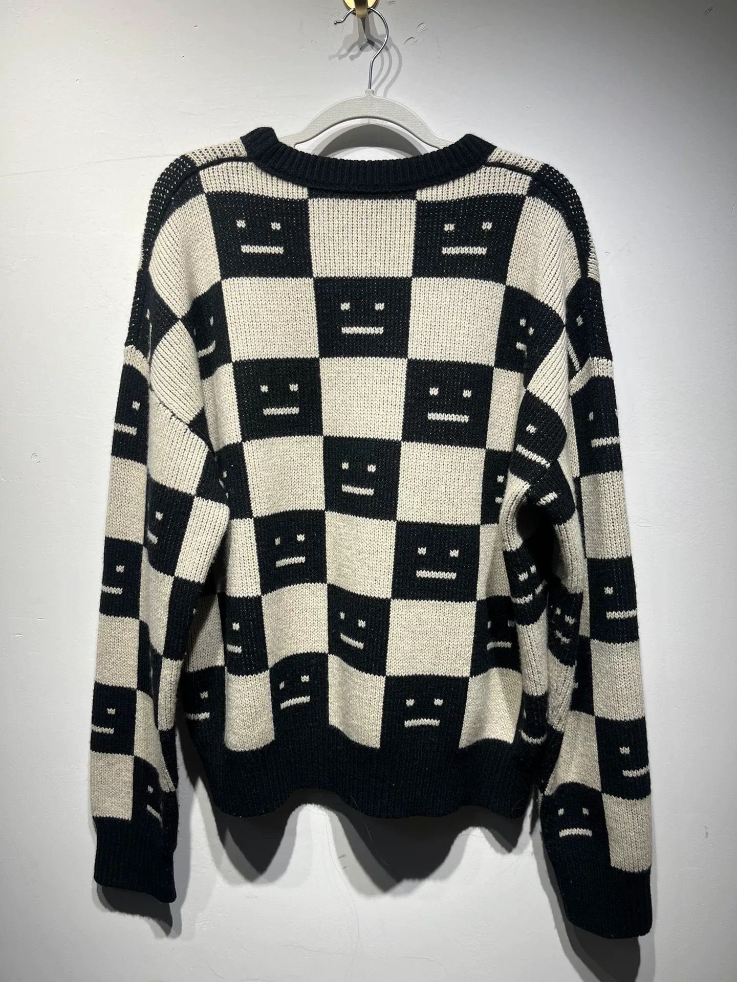 Acne Studios Acne Studios Wool Plaid Black Sweater S Women Size S / US 4 / IT 40 - 2 Thumbnail