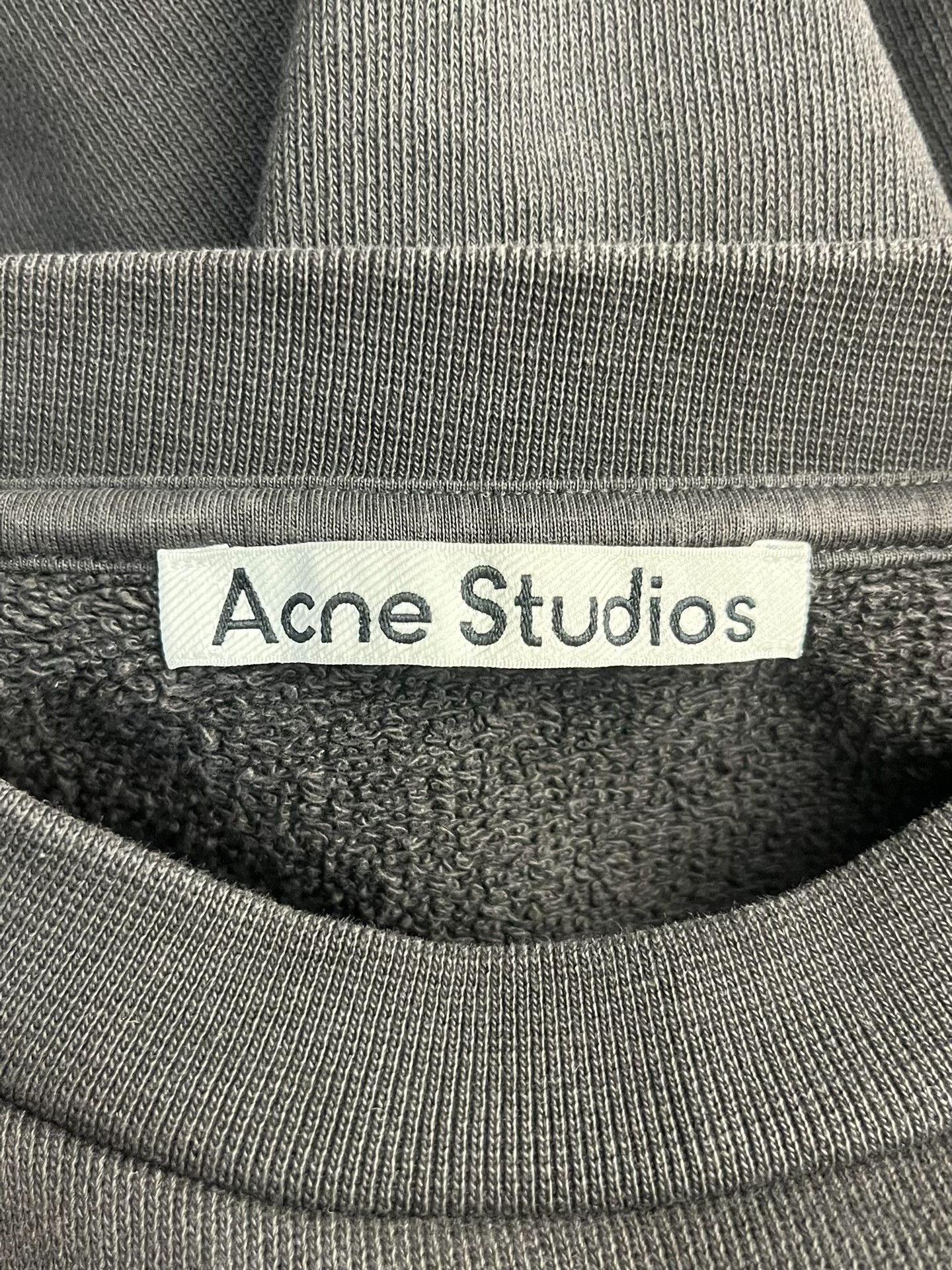 Acne Studios Acne Studios Embroidered Gray Hoodie XS Men Size US XS / EU 42 / 0 - 3 Thumbnail