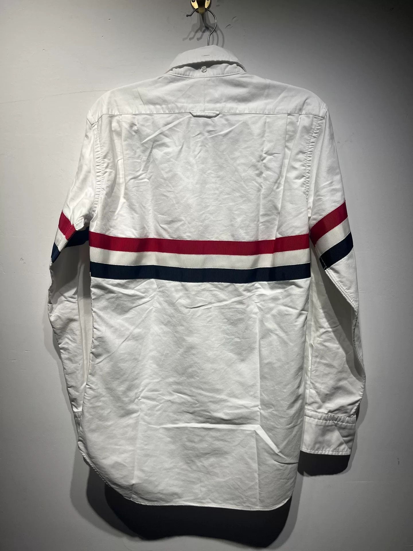 Thom Browne Thom Browne Striped Brown Shirt 1 Men Size US XS / EU 42 / 0 - 2 Thumbnail