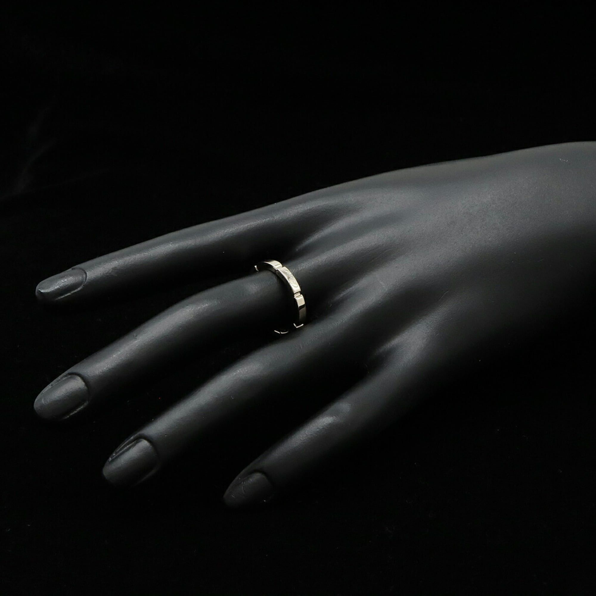 Cartier Cartier Maillon Panthère Wedding Ring, 18K White Gold (750WG), Size #55, Item No. CRB4083555 Size ONE SIZE - 7 Thumbnail