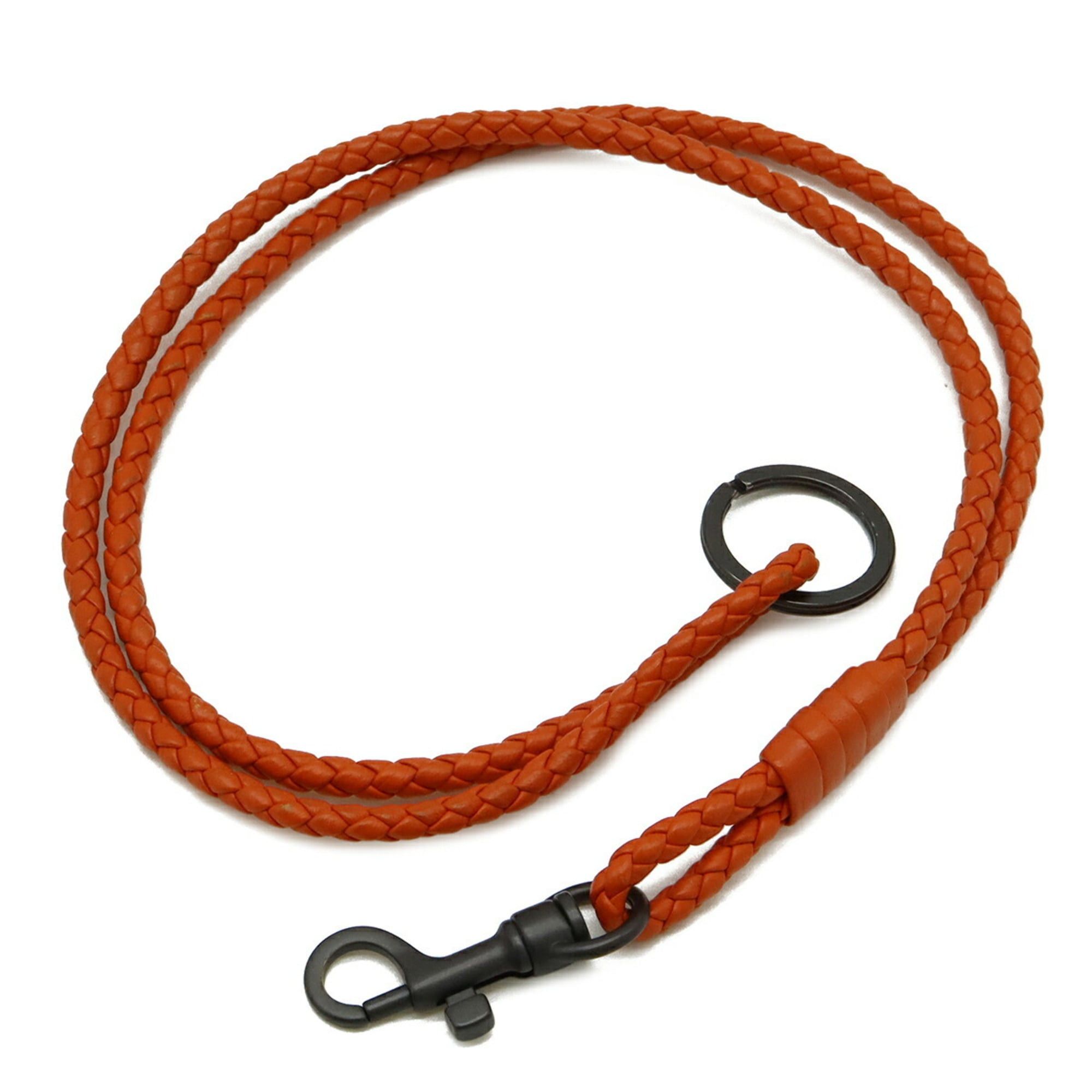 Bottega Veneta Bottega Veneta Intrecciato Neck Strap Leather Orange 113540 Size ONE SIZE - 2 Thumbnail
