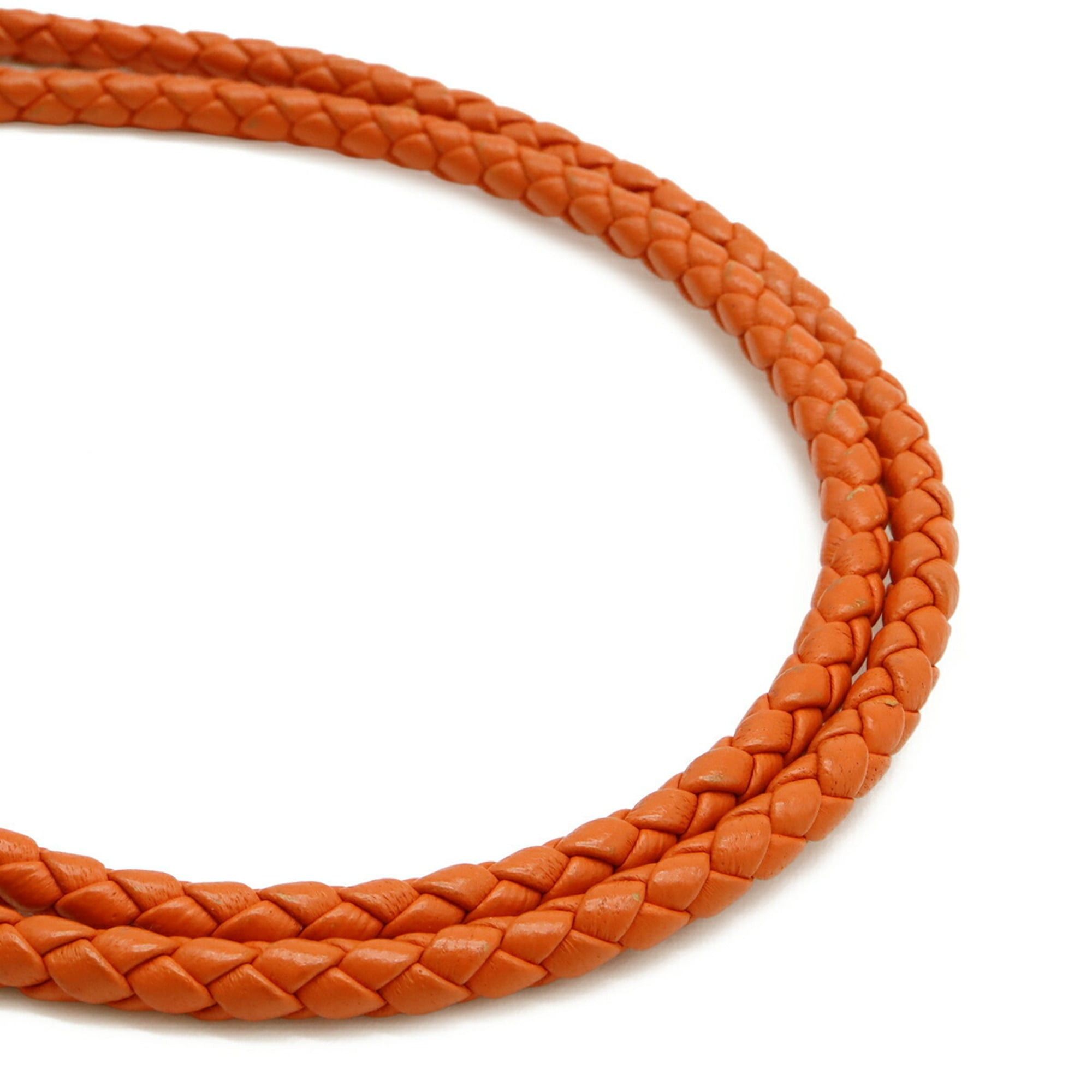 Bottega Veneta Bottega Veneta Intrecciato Neck Strap Leather Orange 113540 Size ONE SIZE - 5 Thumbnail