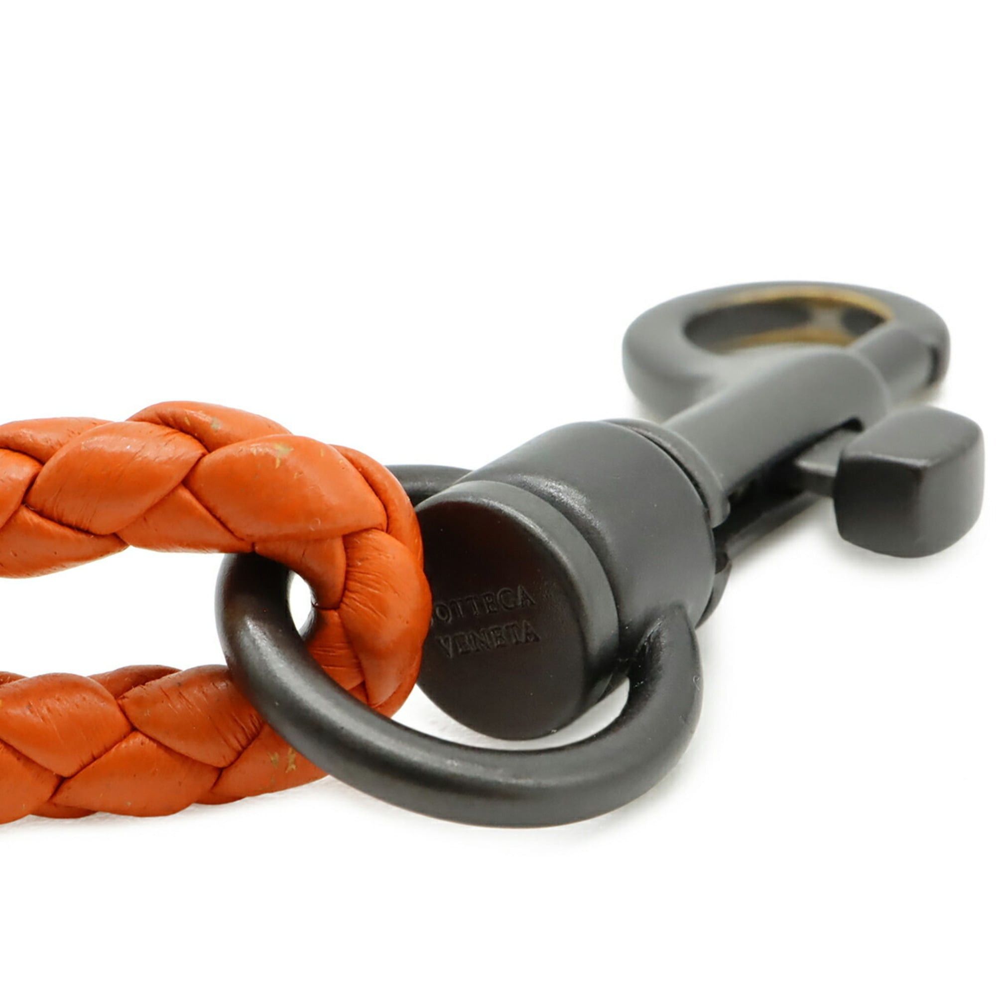 Bottega Veneta Bottega Veneta Intrecciato Neck Strap Leather Orange 113540 Size ONE SIZE - 7 Thumbnail