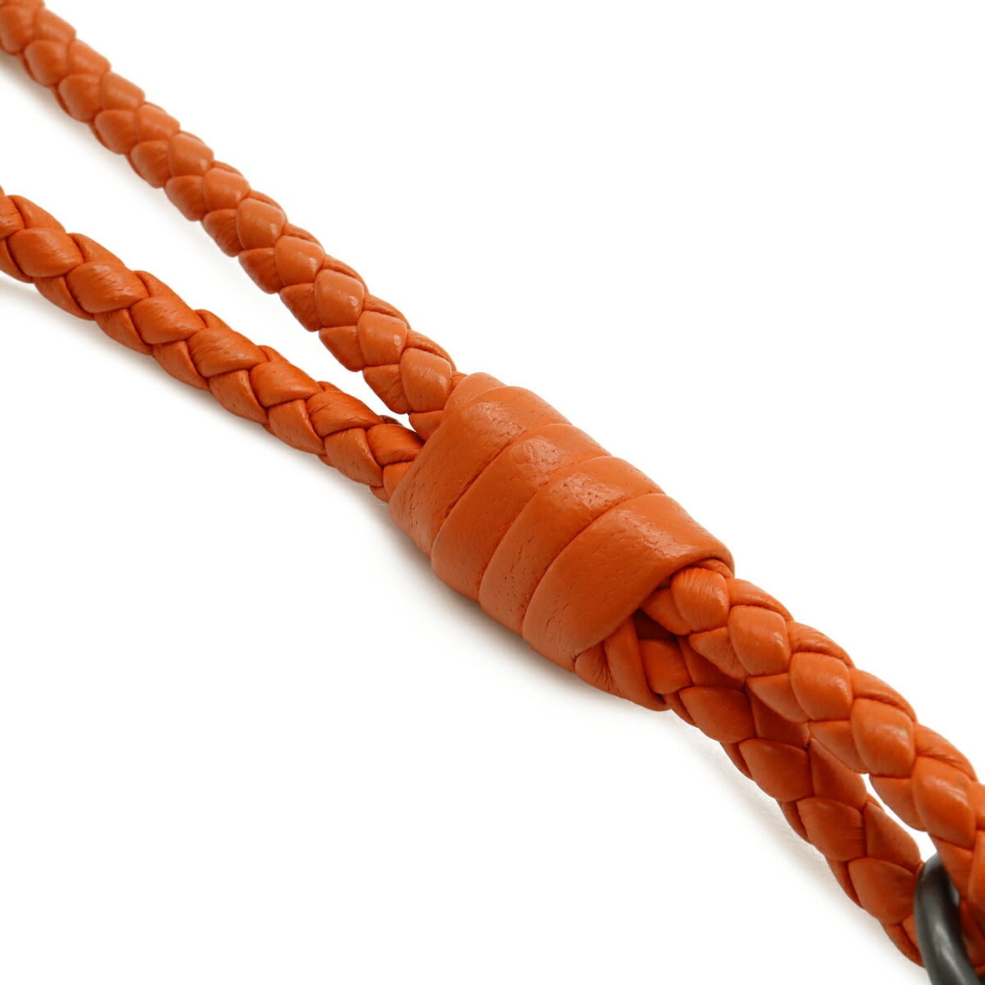 Bottega Veneta Bottega Veneta Intrecciato Neck Strap Leather Orange 113540 Size ONE SIZE - 4 Thumbnail