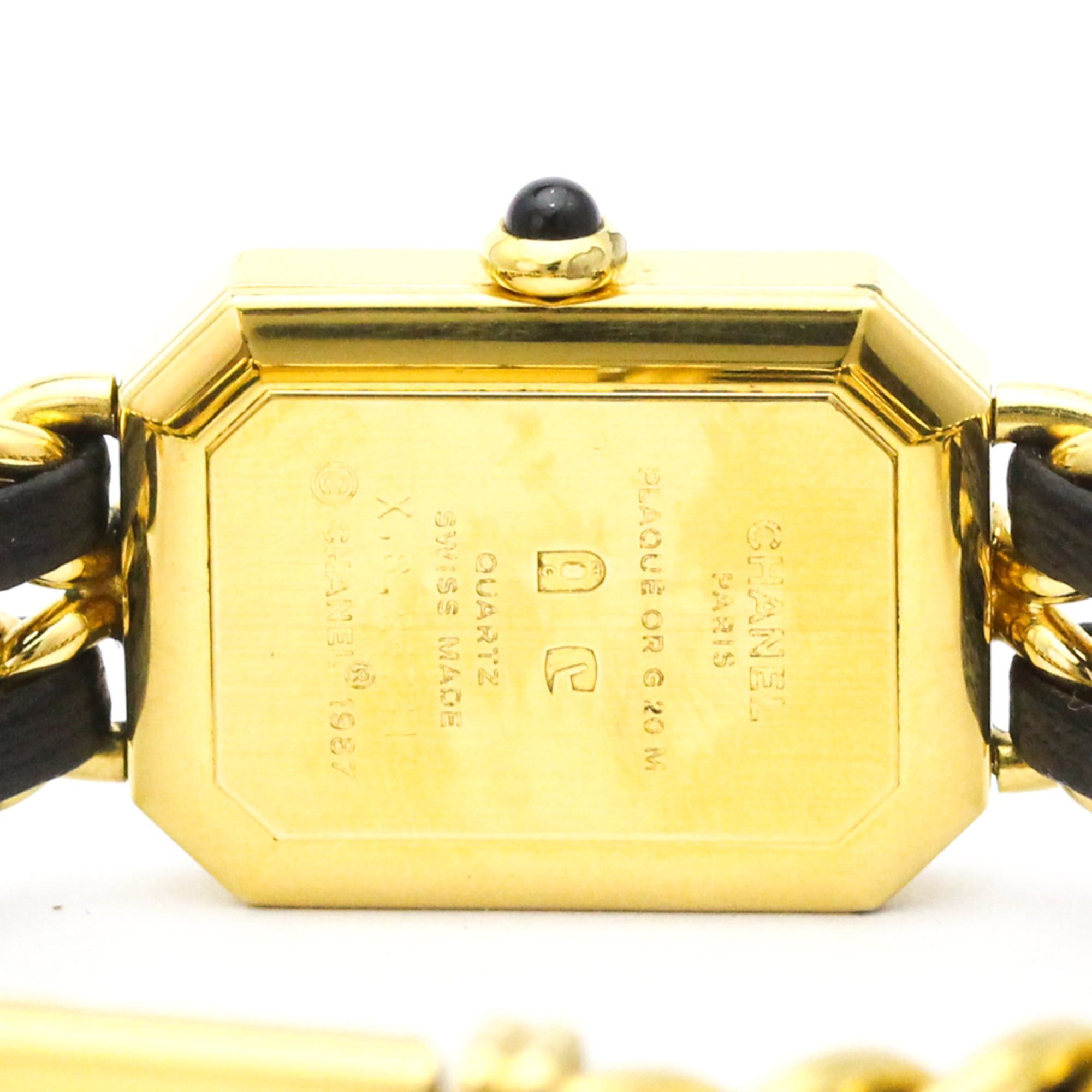 Chanel CHANEL Premiere Size L Gold Plated Quartz Ladies Watch H0001 Size ONE SIZE - 6 Thumbnail