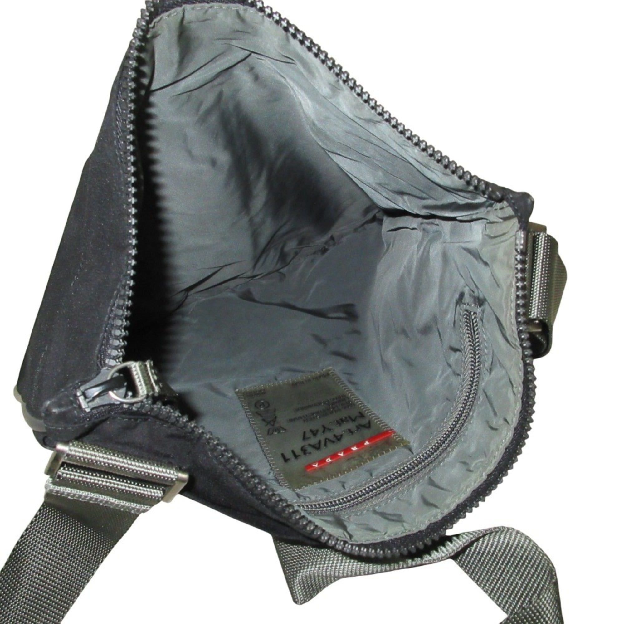 Prada Prada Sport Vintage Nylon Shoulder Bag 4VA311 Black Men's Women's Size ONE SIZE - 9 Thumbnail