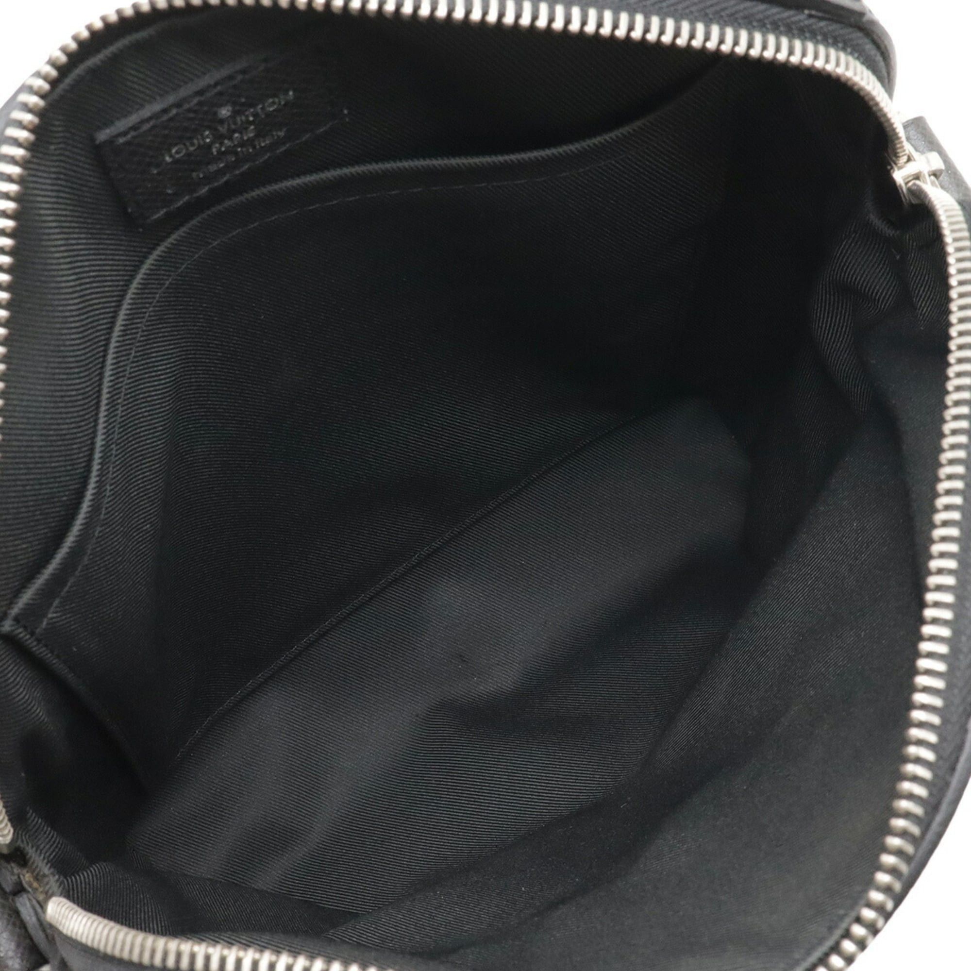 Louis Vuitton Taiga Pochette Grigori Shoulder Bag Leather Calfskin 