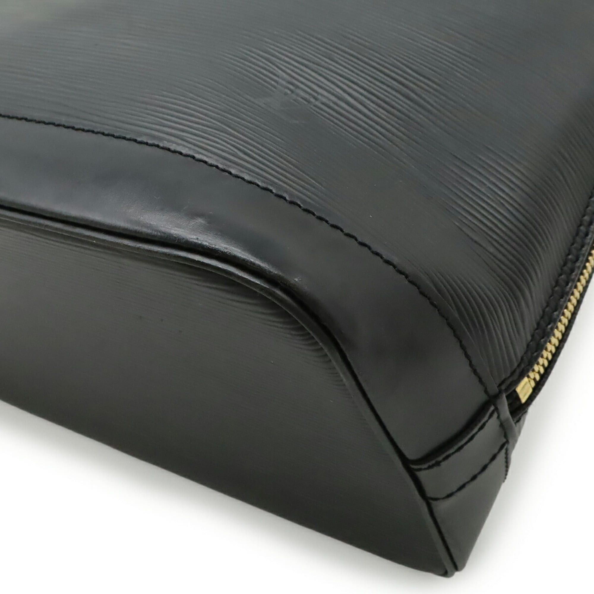 Louis Vuitton LOUIS VUITTON Epi Alma Handbag Leather Noir Black M52142 Size ONE SIZE - 4 Thumbnail