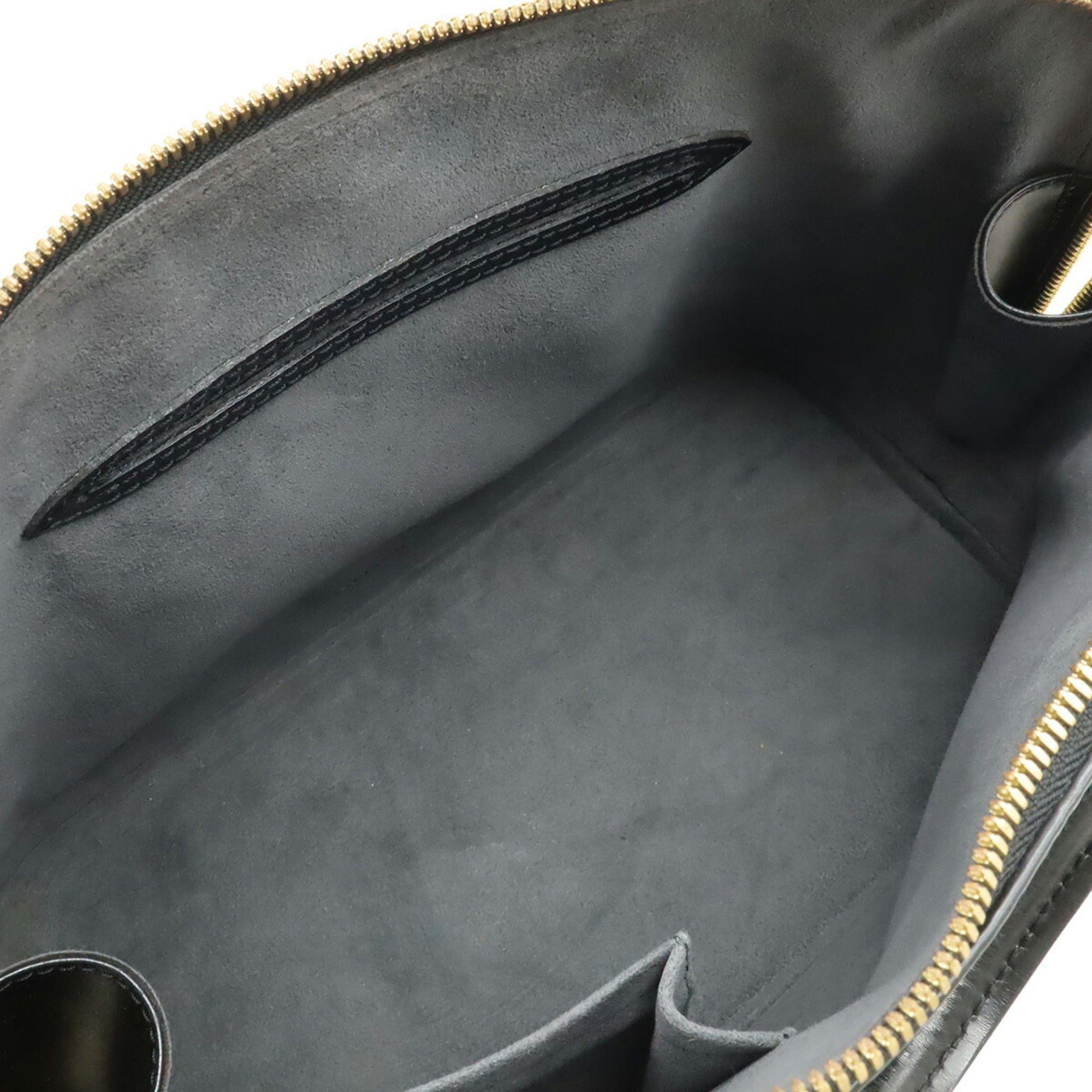 Louis Vuitton LOUIS VUITTON Epi Alma Handbag Leather Noir Black M52142 Size ONE SIZE - 8 Thumbnail