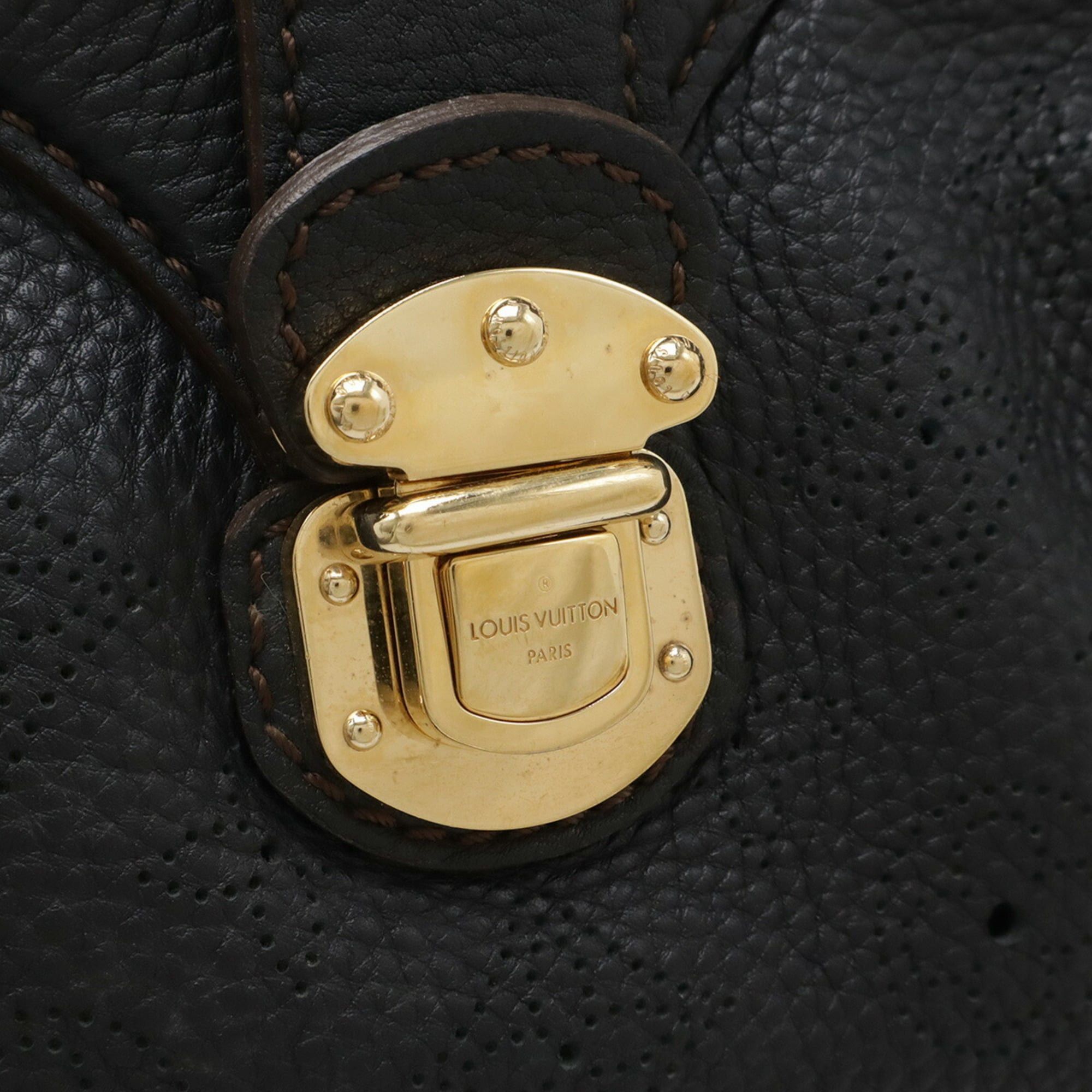 Louis Vuitton Louis Vuitton Monogram Mahina XS Shoulder Bag Leather Noir Black M95660 Size ONE SIZE - 5 Thumbnail