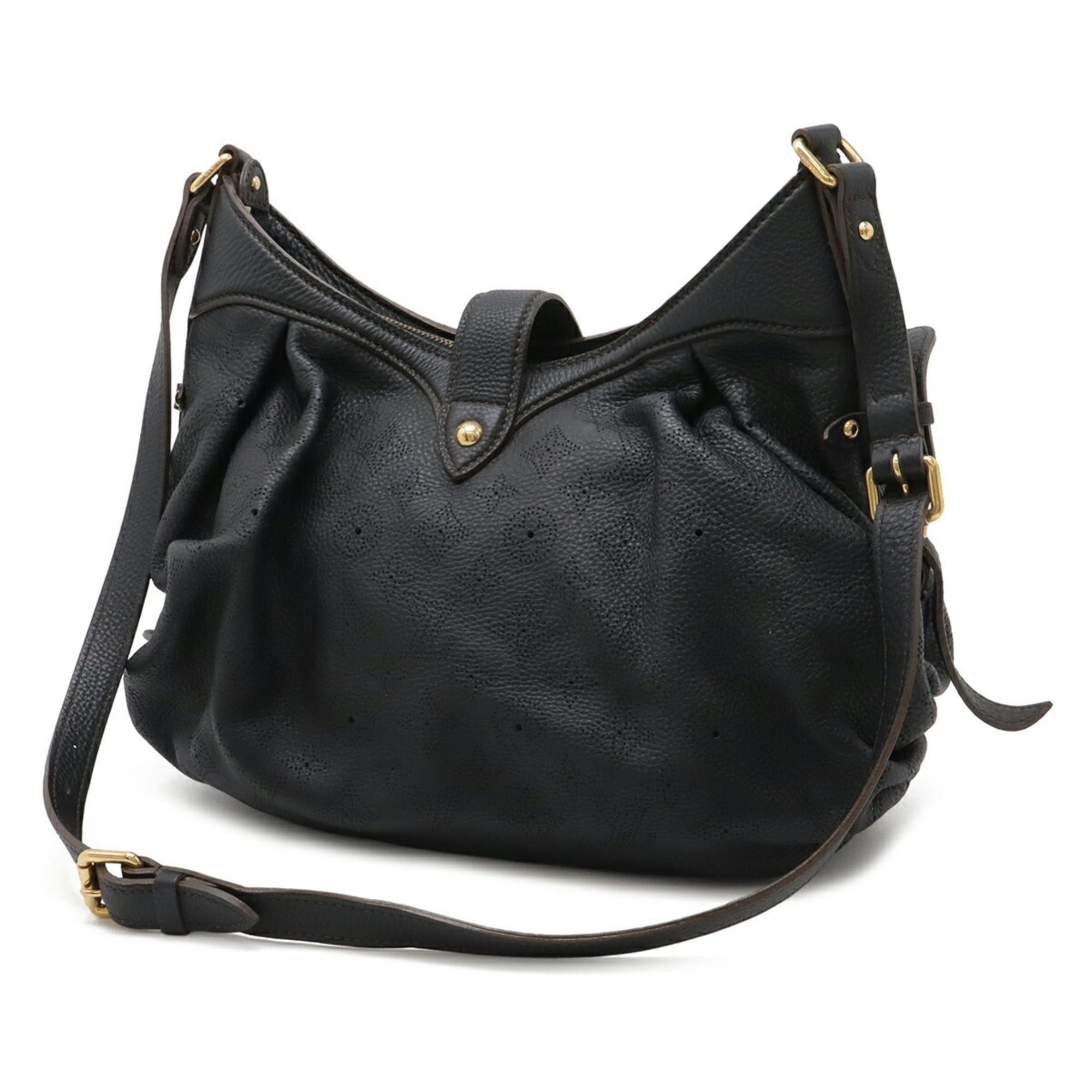 Louis Vuitton Louis Vuitton Monogram Mahina XS Shoulder Bag Leather Noir Black M95660 Size ONE SIZE - 3 Thumbnail