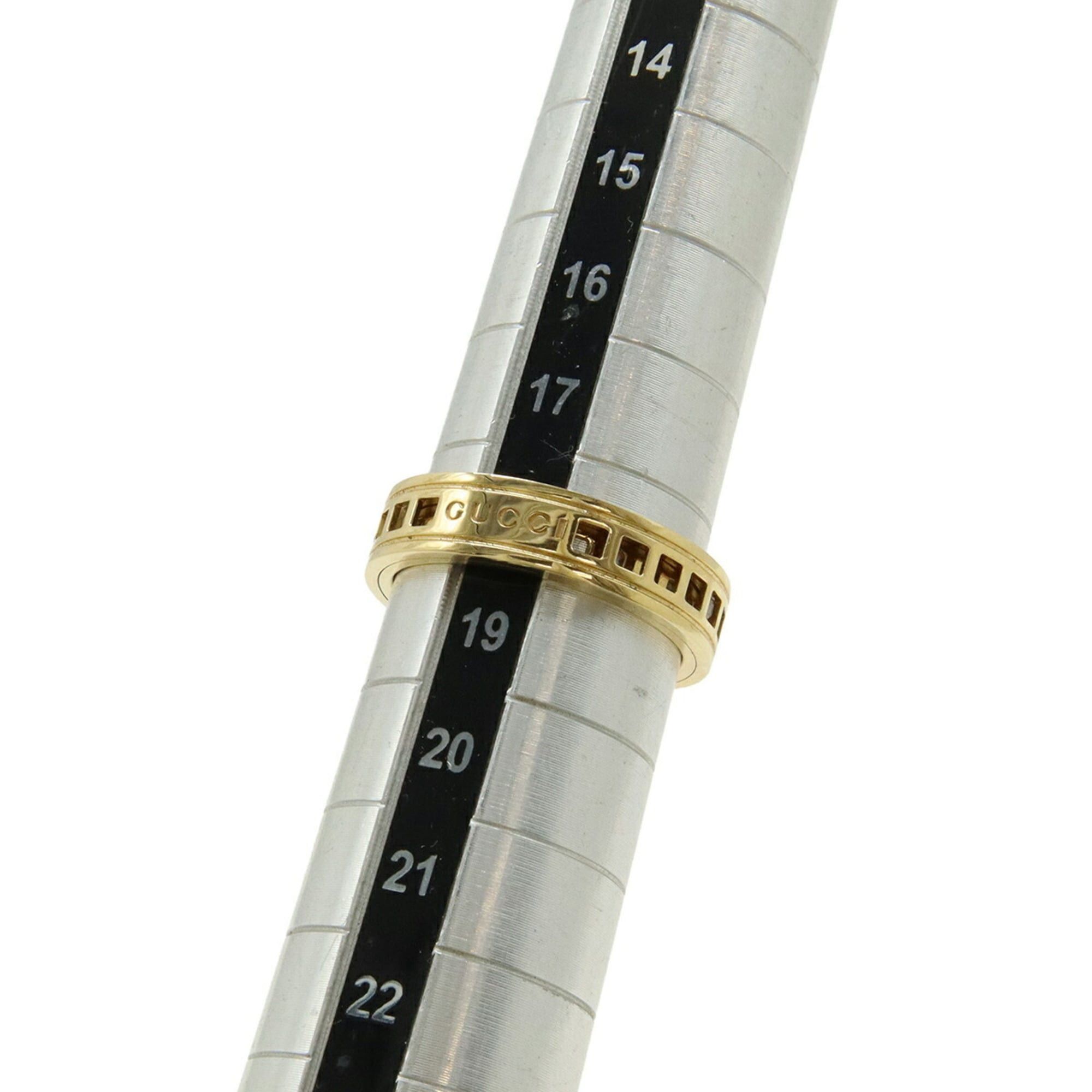 Gucci GUCCI Scroll Ring, 18KYG (750YG) Yellow Gold, Size #19 (approximately Japanese size 1) Size ONE SIZE - 6 Thumbnail