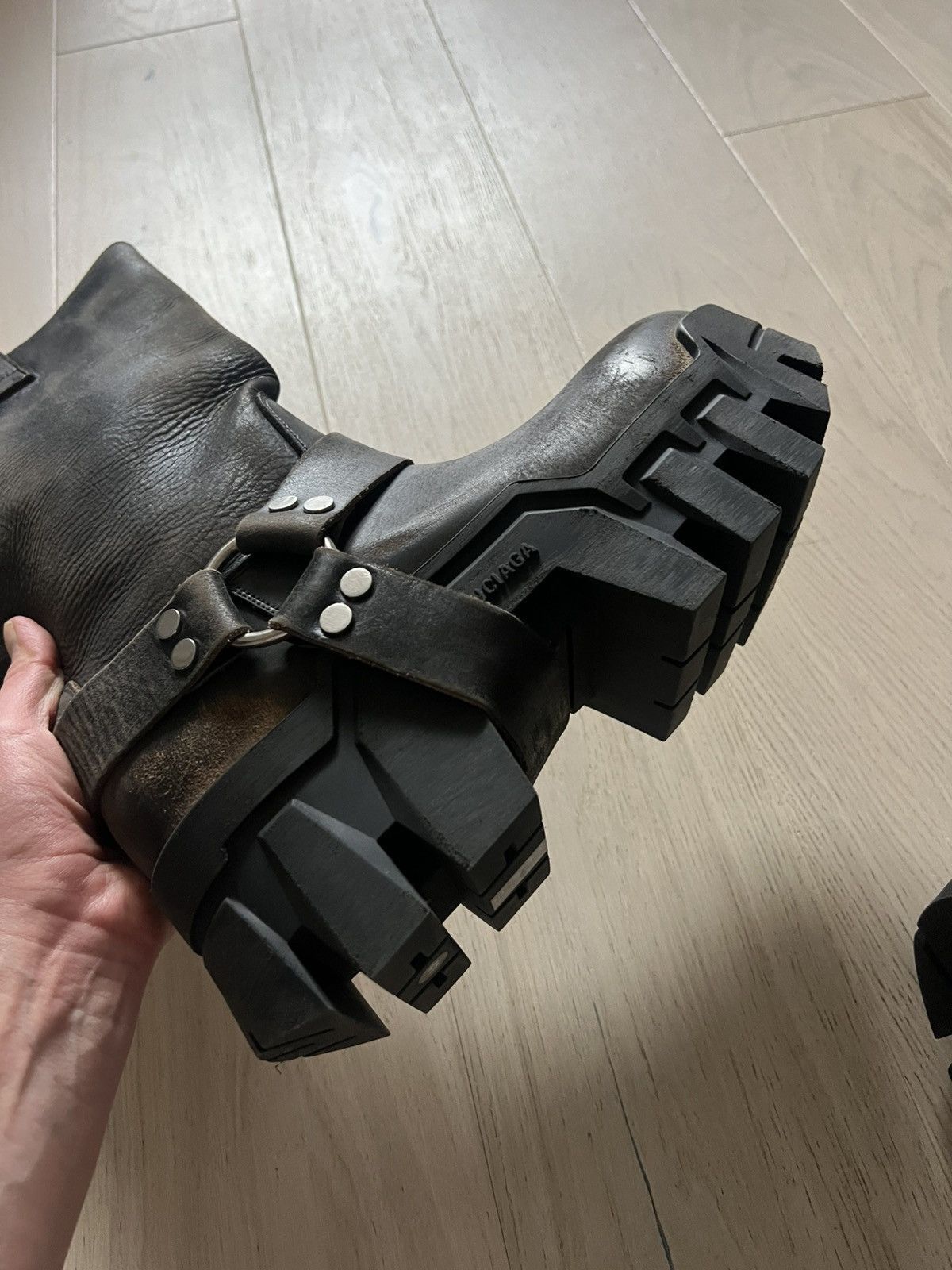 Balenciaga Bulldozer Harness Boots Worn Out Effect Size US 6 / EU 39 - 3 Thumbnail