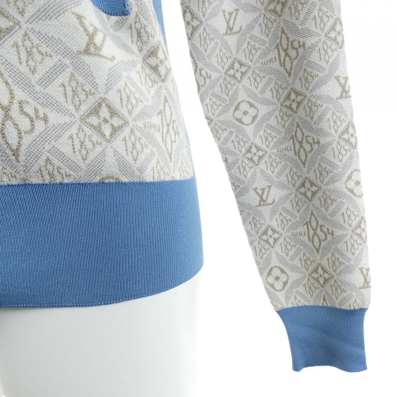 Louis Vuitton Louis Vuitton Louis Vuitton SINCE1854 Contrast Trim Cardigan Textile Tops FMKC89LW2 DUTY FREE for USA Size ONE SIZE - 6 Thumbnail