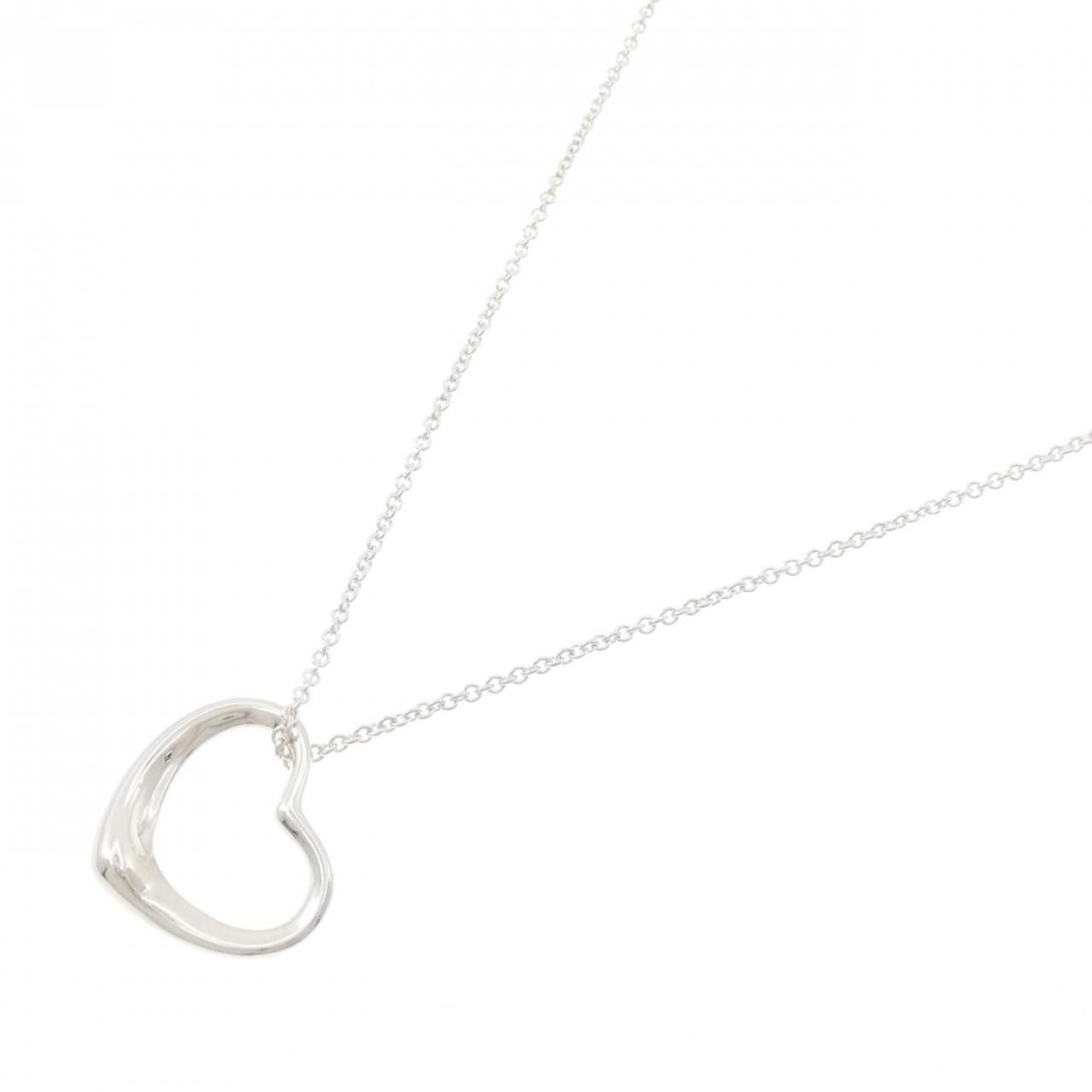 Tiffany & Co. Tiffany & Co. Tiffany Open Heart 925 Silver Necklace Precious Metal Necklace 60020474 DUTY FREE for USA Size ONE SIZE - 2 Thumbnail