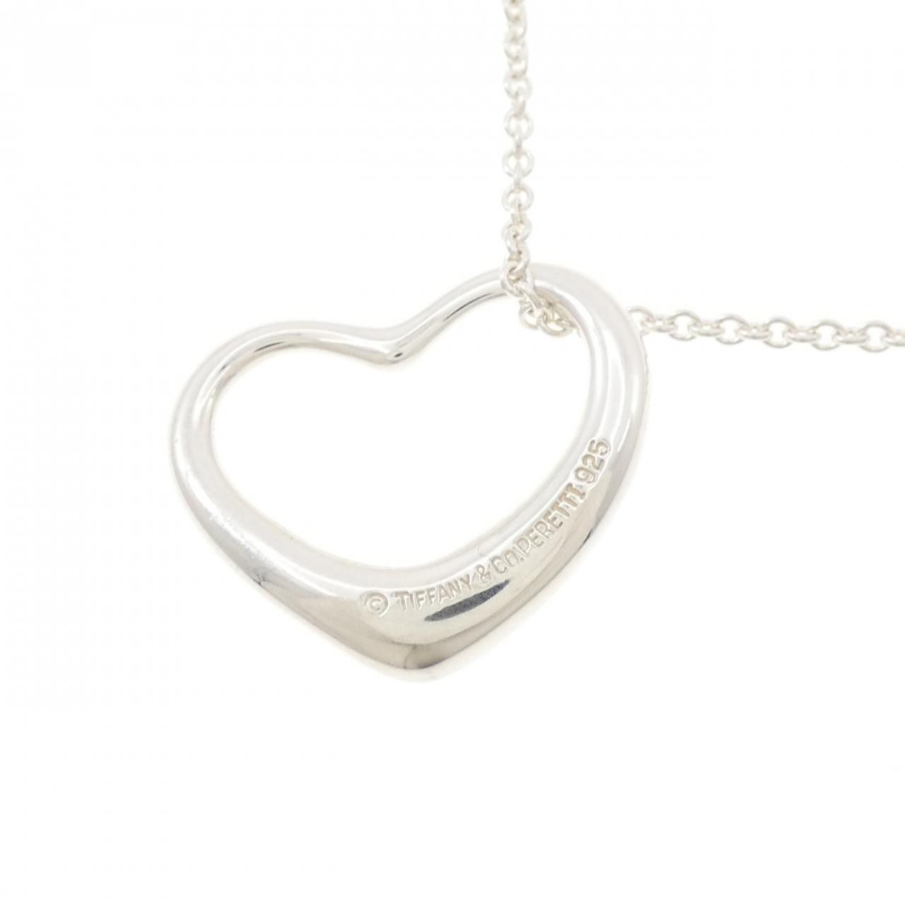 Tiffany & Co. Tiffany & Co. Tiffany Open Heart 925 Silver Necklace Precious Metal Necklace 60020474 DUTY FREE for USA Size ONE SIZE - 4 Thumbnail